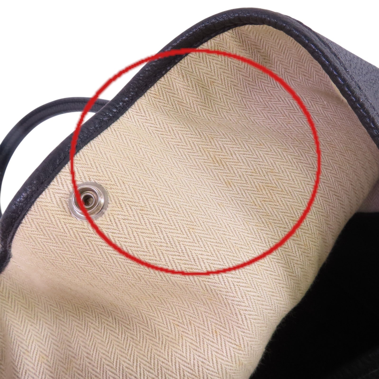 HERMES Negonda皮革GardenParty PM Tote Bag銀扣手挽袋