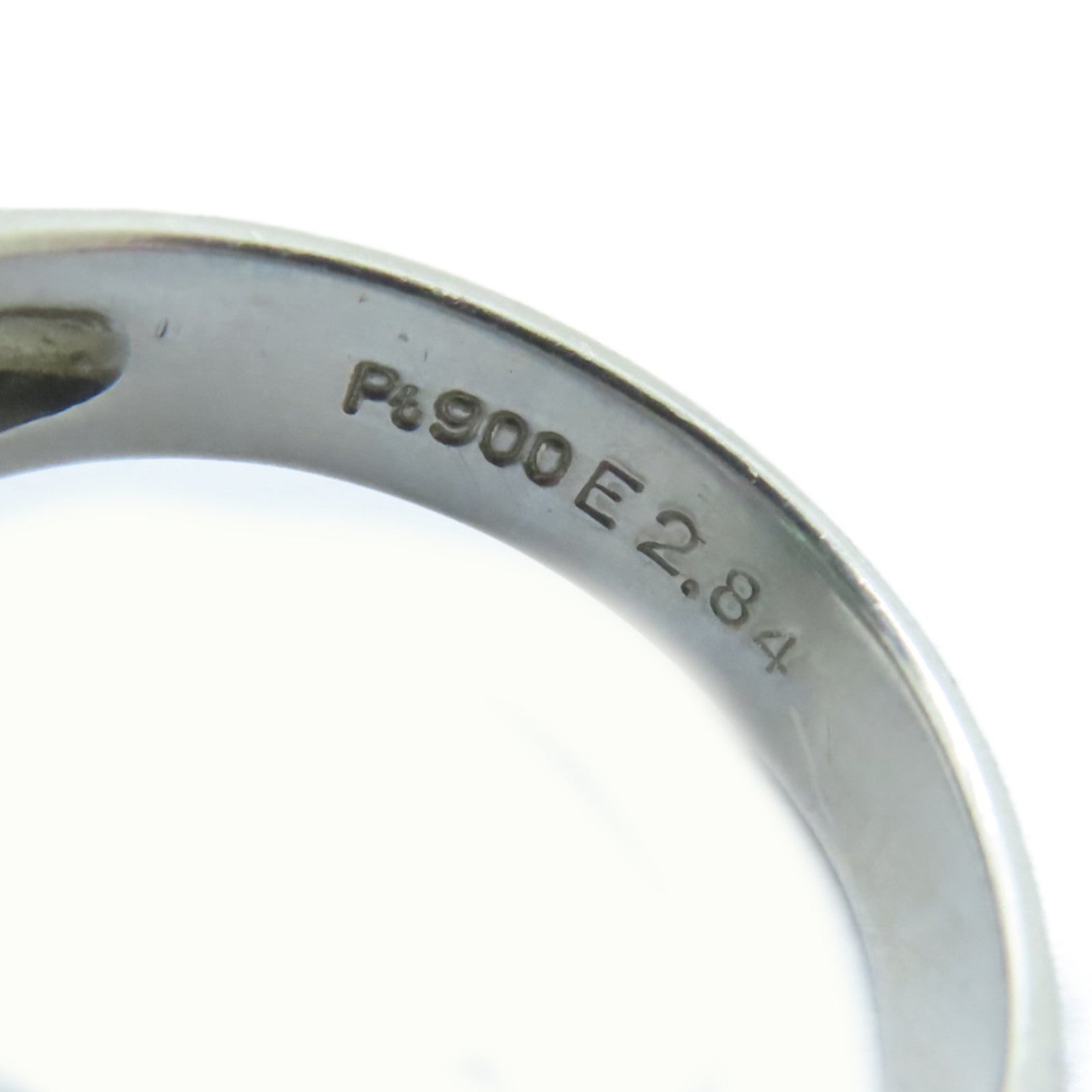 JEWELRY 【激減優惠】PT900鉑金Emerald Ring 2.84ct綠寶石/0.66ct鑽石戒指US#5.75