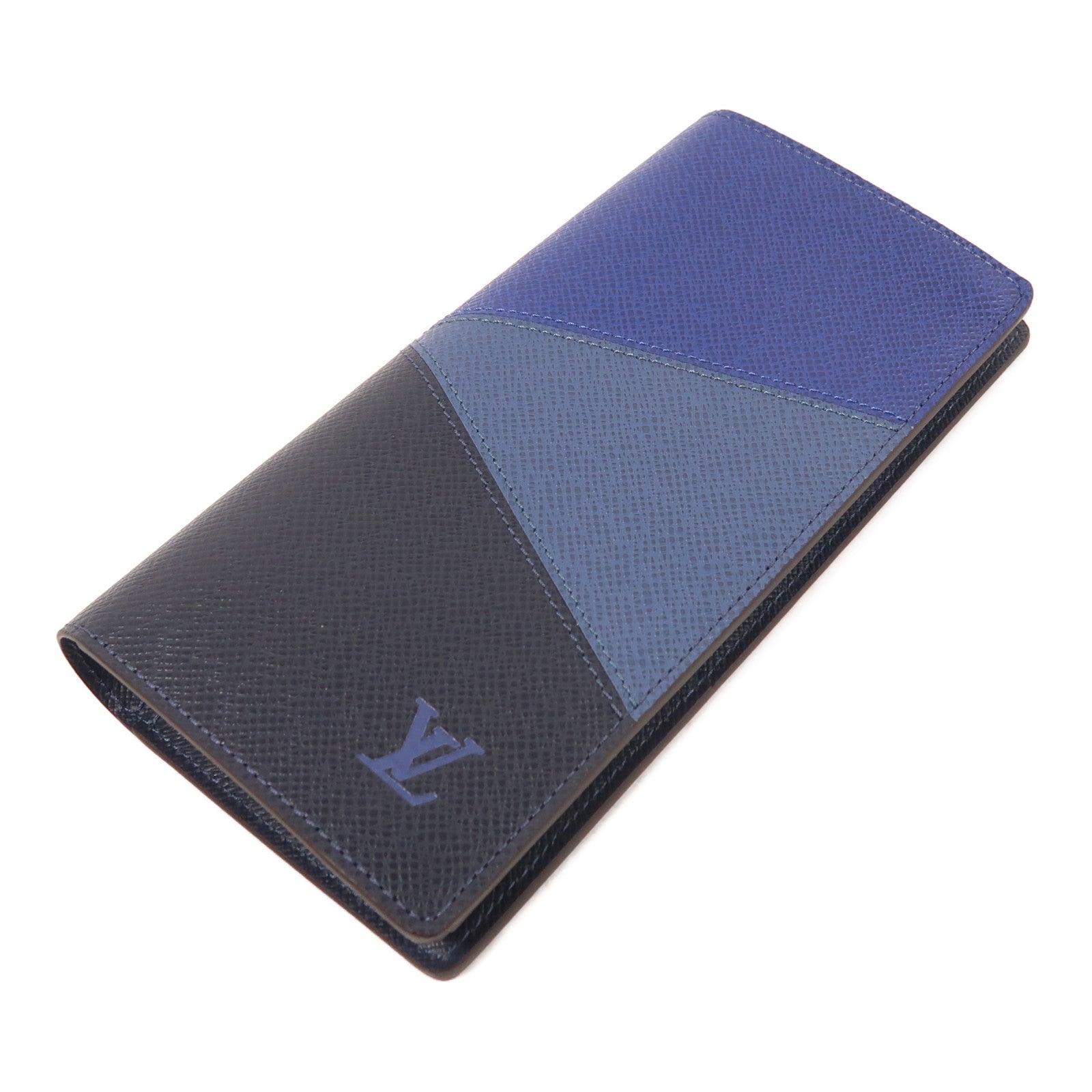 LOUIS VUITTON Taiga Long Wallet銀扣長錢包