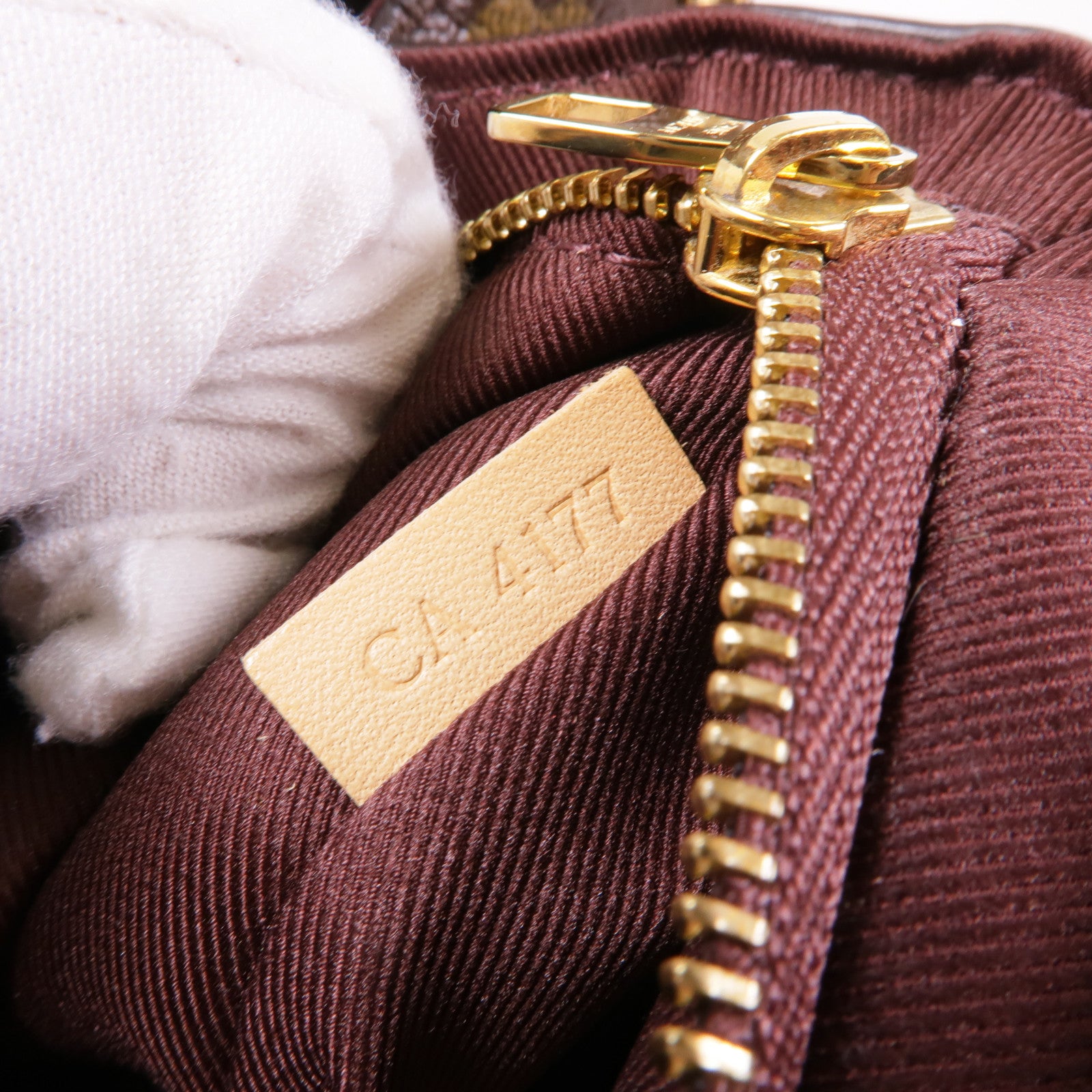 LOUIS VUITTON Monogram Cluny MM金扣手挽肩背兩用袋