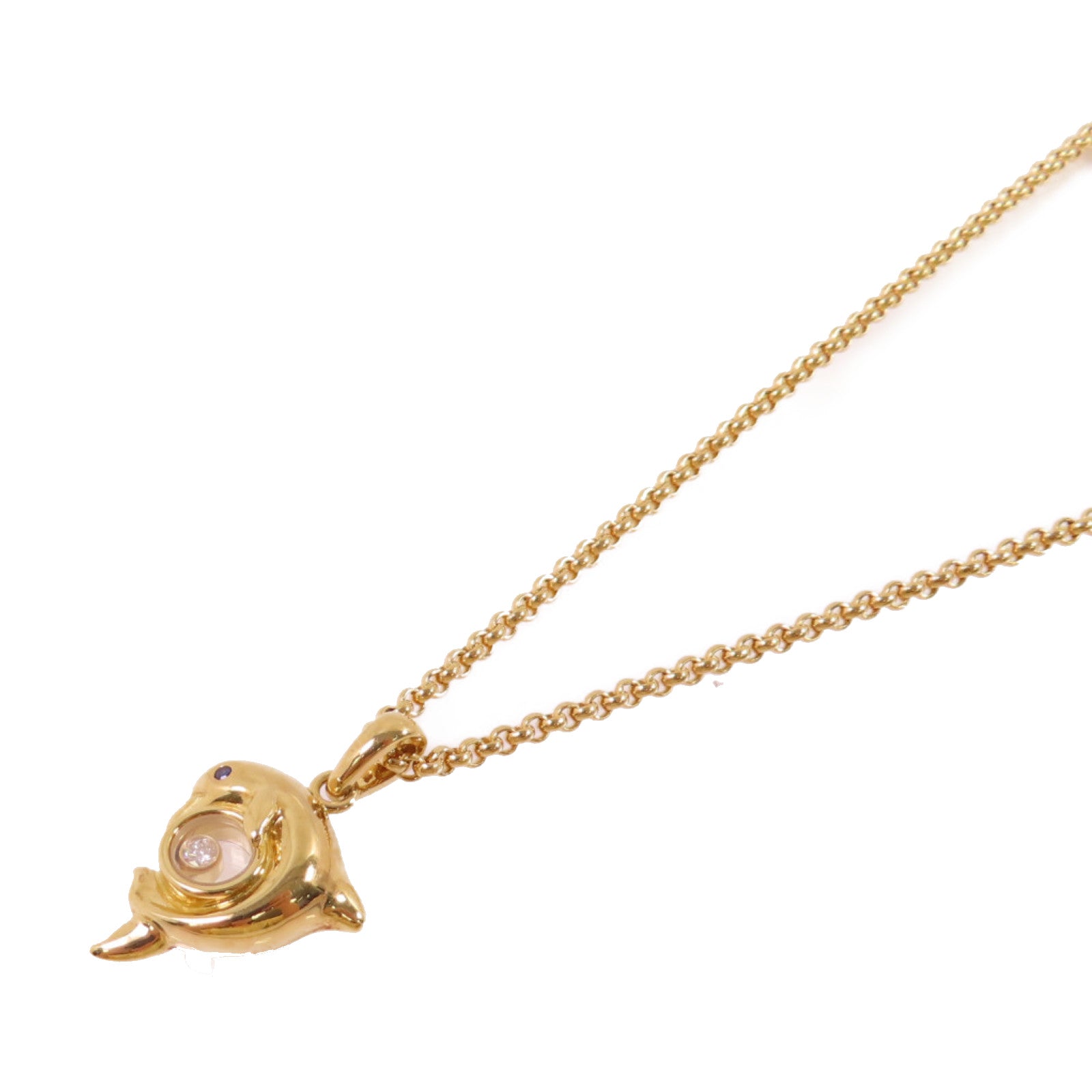 Chopard 【激減優惠】18K黃金/鑽石Happy Diamond Necklace項鍊
