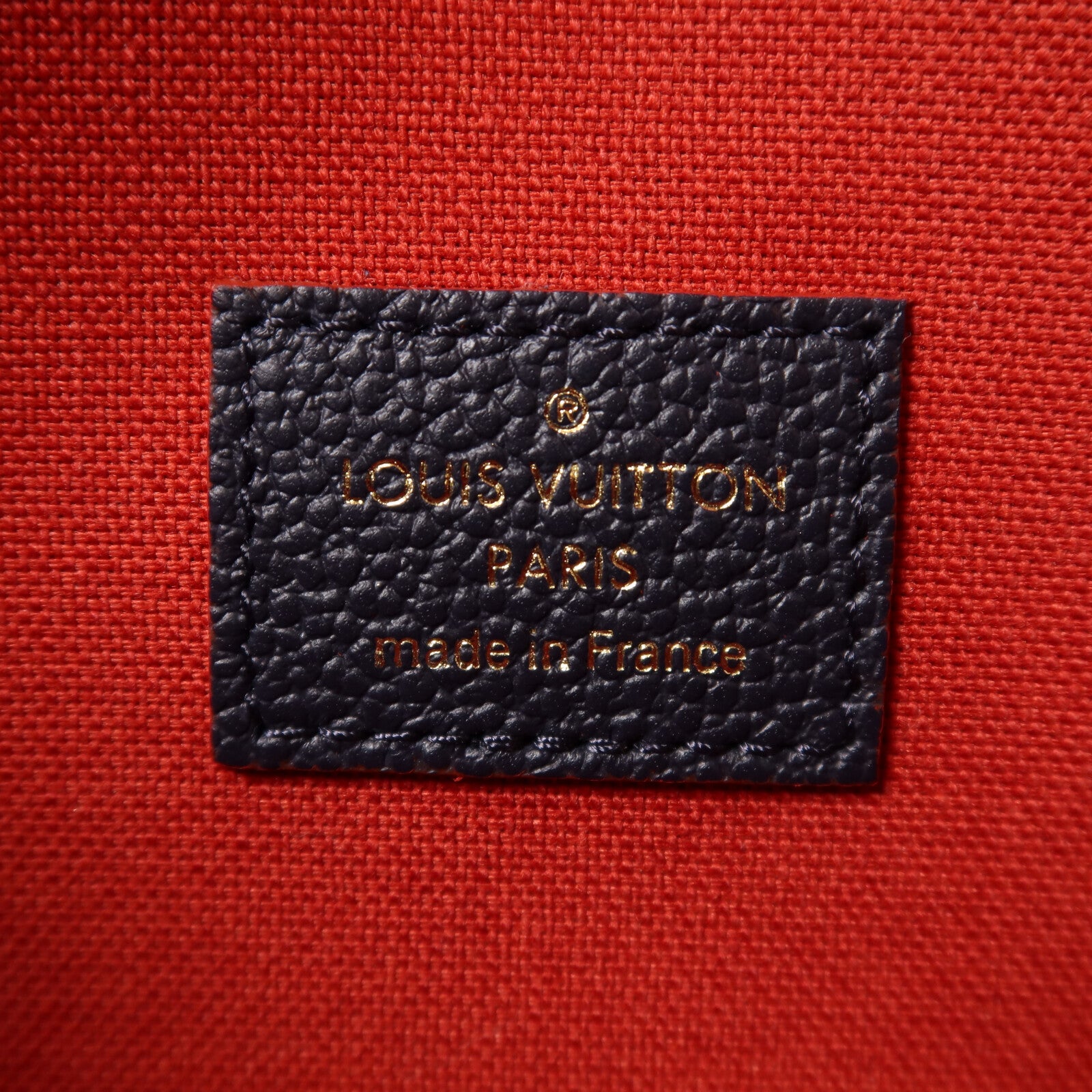 LOUIS VUITTON Monogram Empreinte Pochette Felicie金扣鏈帶肩背袋
