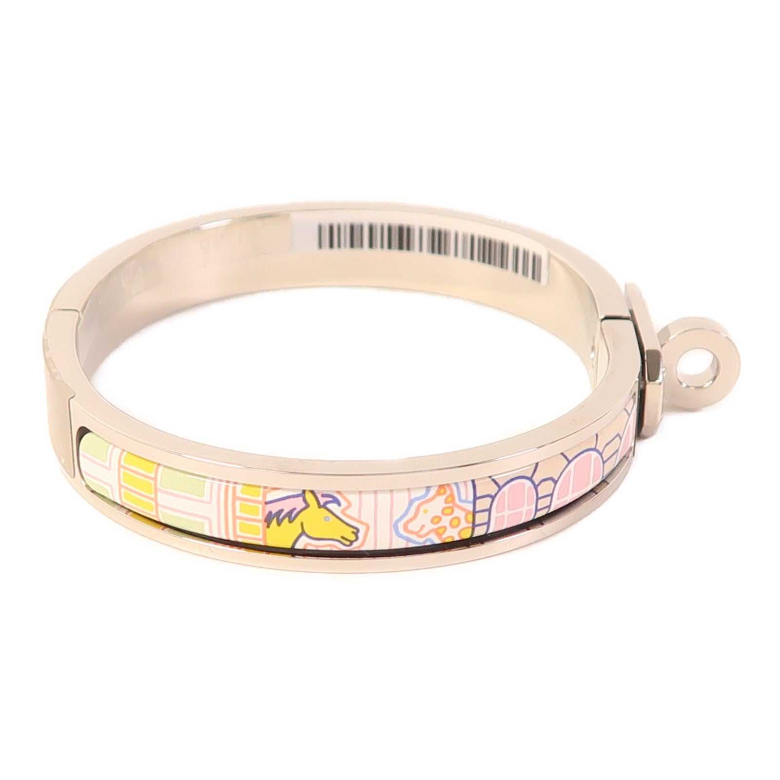 HERMES 金屬/琺瑯Mini Clic Kelly手鐲