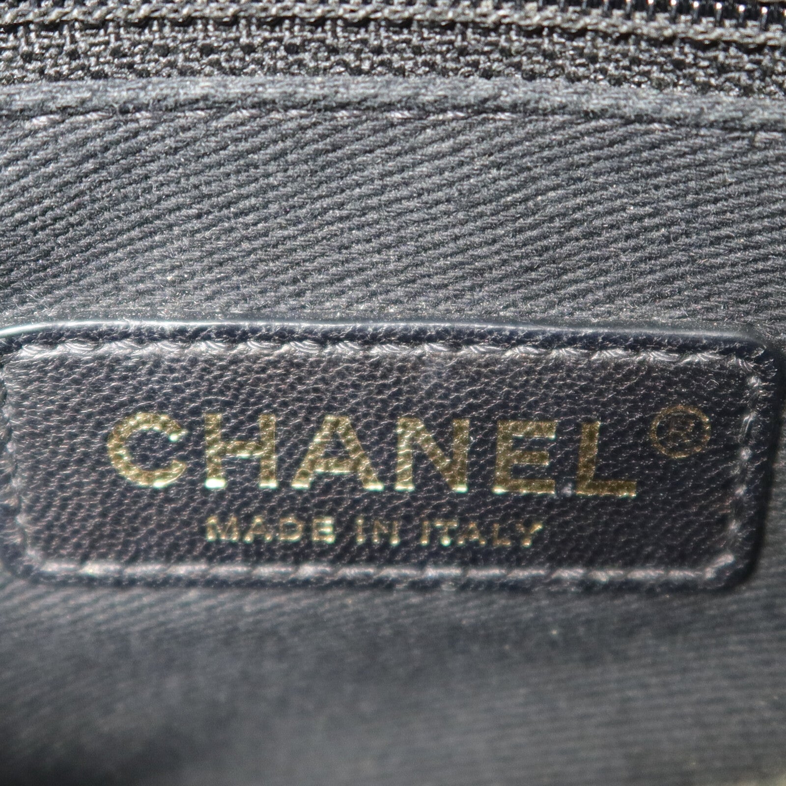 CHANEL 牛皮皮革Coco Handle Medium鏈帶手挽肩背兩用袋