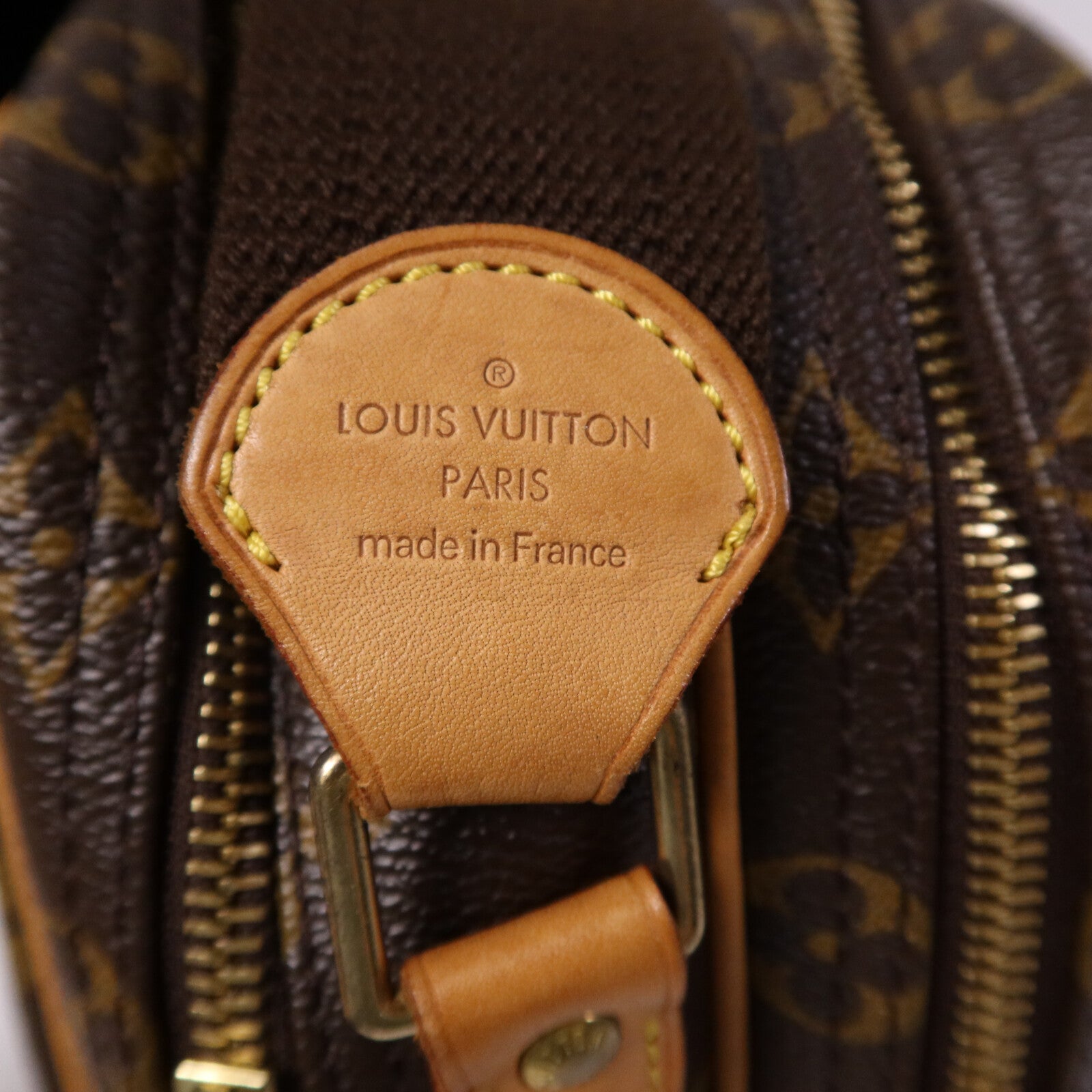 LOUIS VUITTON Monogram Reporter PM金扣肩背袋