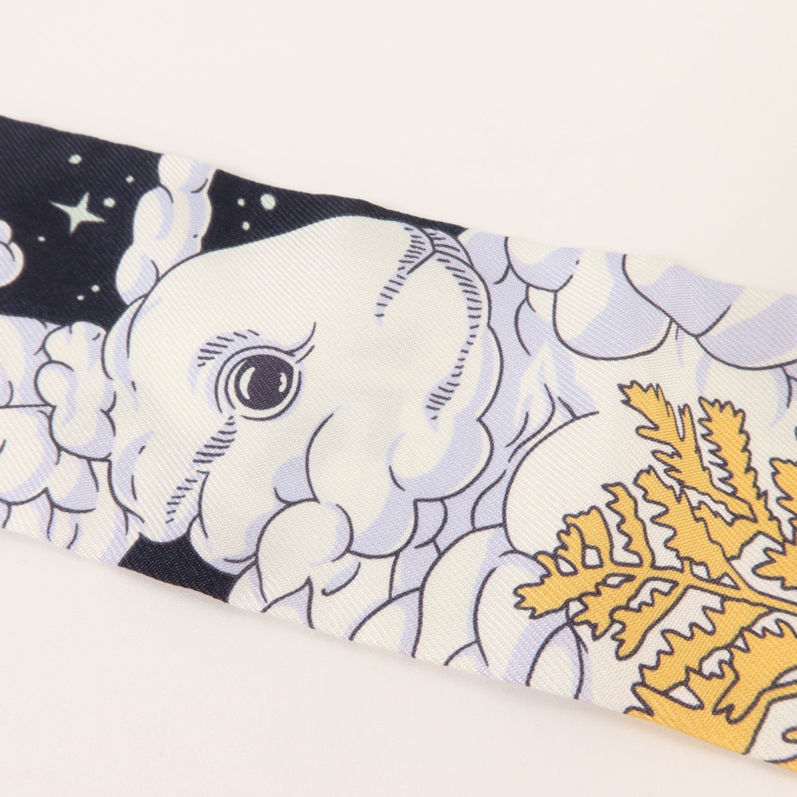 HERMES 絲質Twilly絲巾