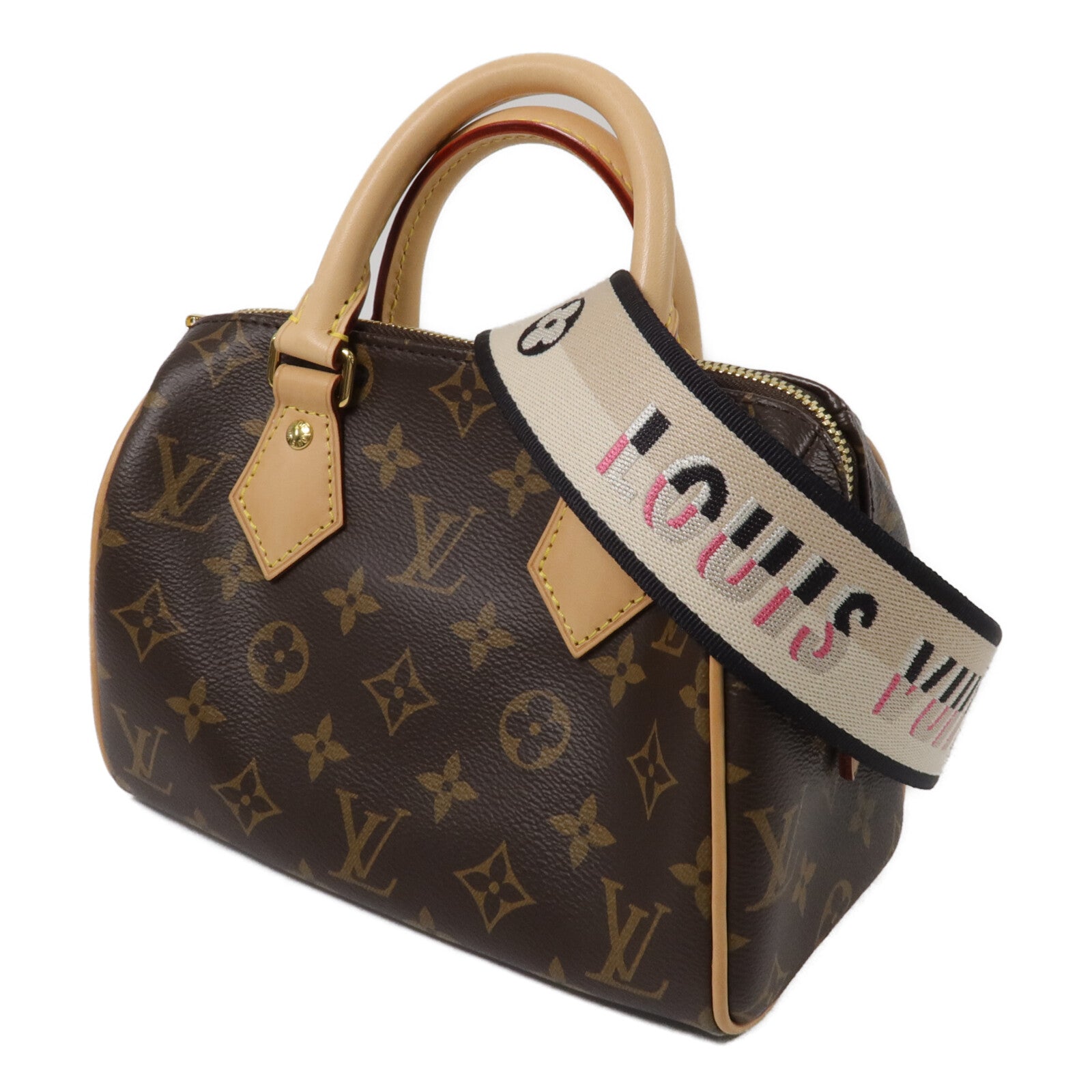 LOUIS VUITTON Monogram Speedy Bandouliere 20手挽肩背兩用袋