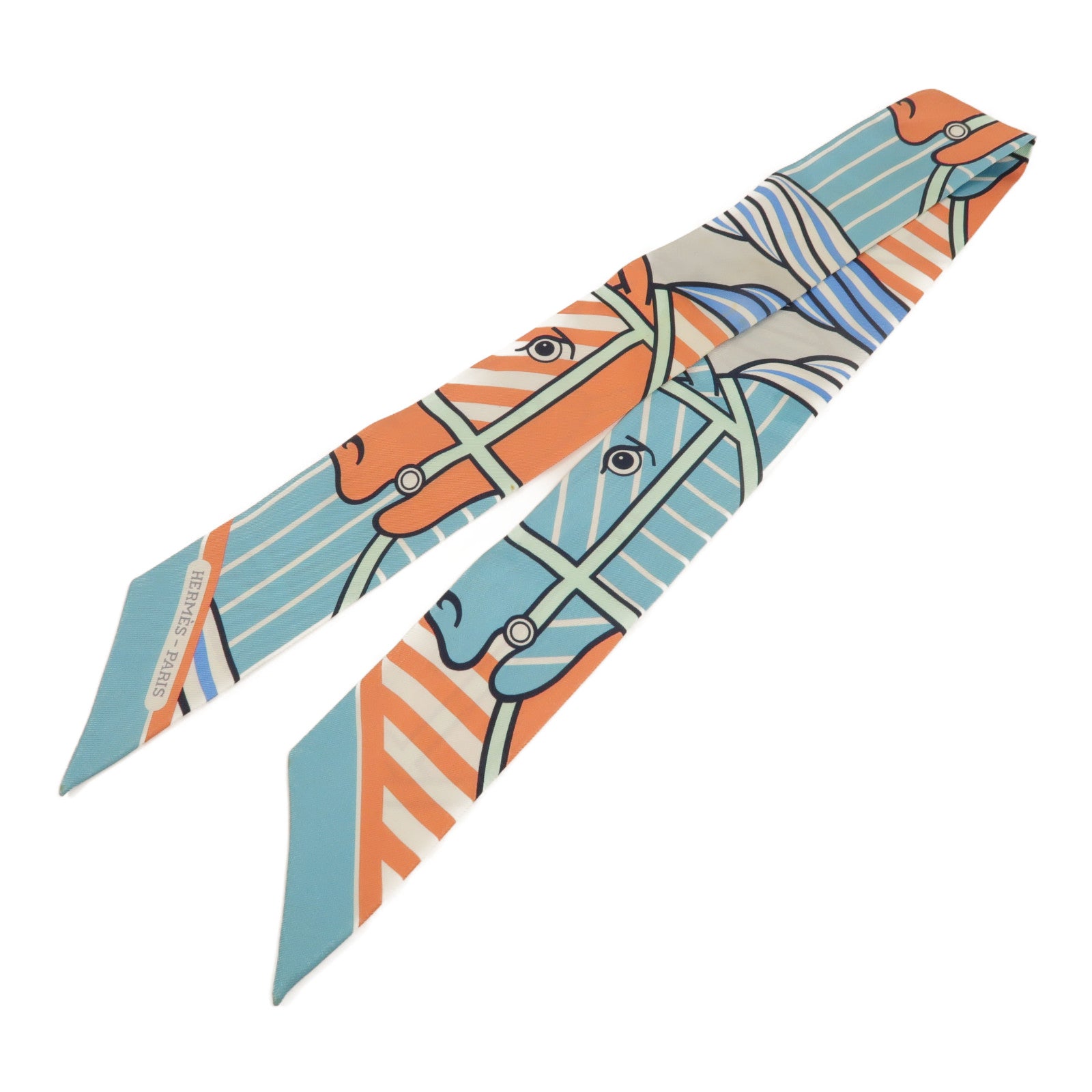 HERMES 絲質Twilly絲巾