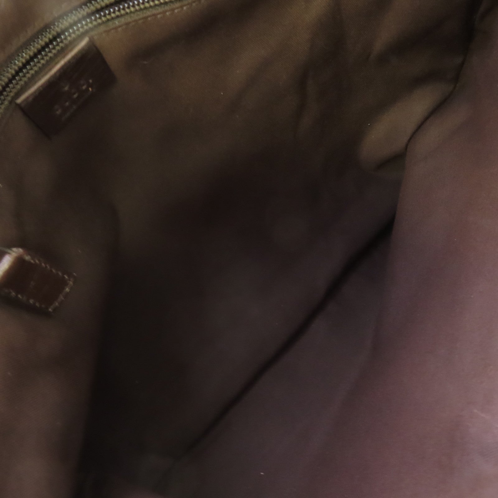 GUCCI 【激減優惠】塗層帆布Shoulder Bag肩背袋啡色