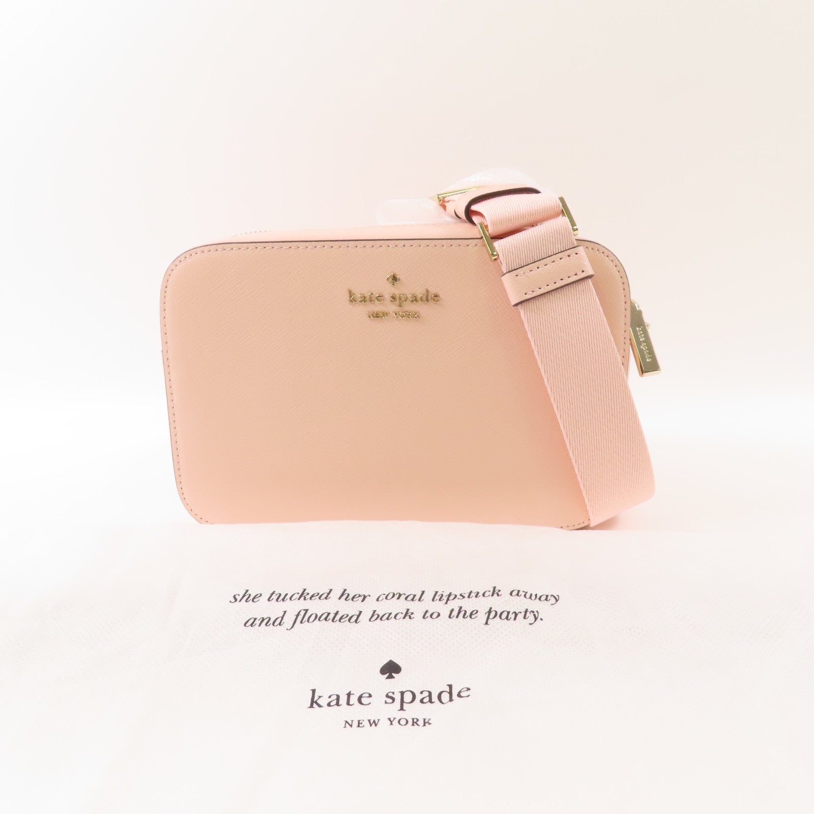 Kate Spade 【激減優惠】牛皮皮革Shoulder Bag金扣肩背袋