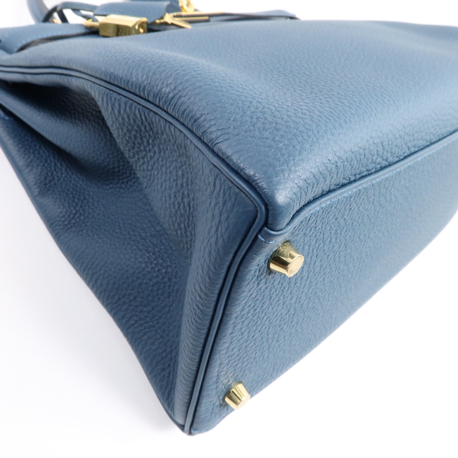 HERMES Togo皮革Kelly 35手挽肩背兩用袋Vert Bosphore