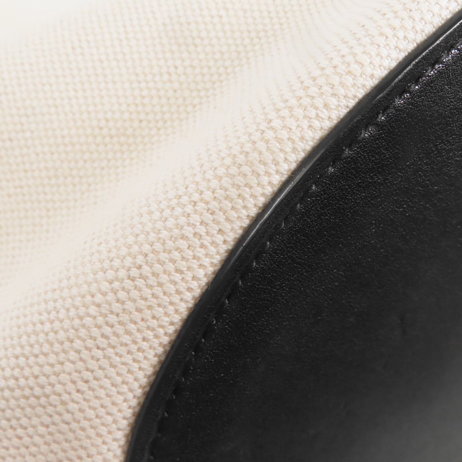 SAINT LAURENT 帆布Rive Gauche Bucket Shoulder Bag銀扣肩背袋