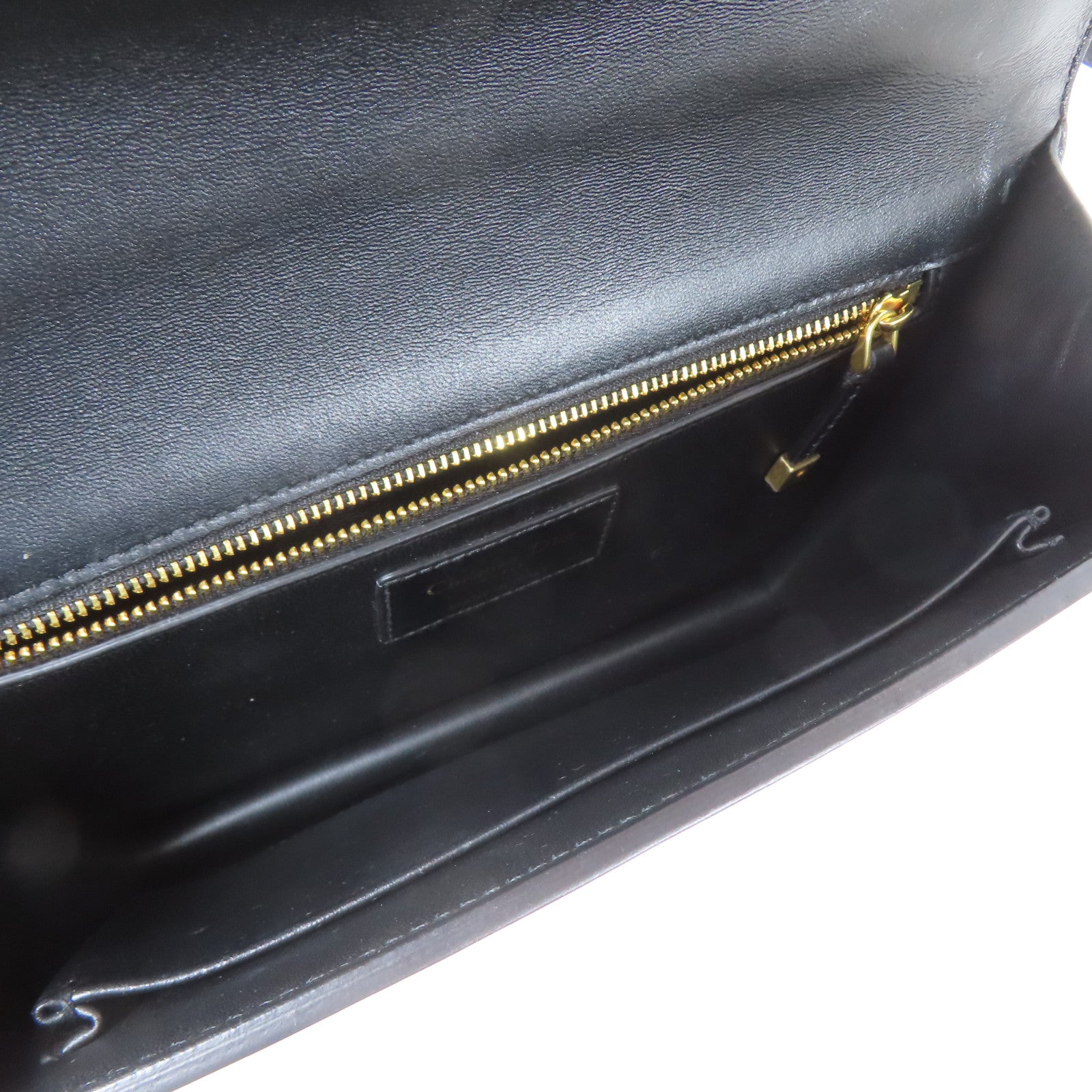 Dior 牛皮皮革Montaigne金扣肩背袋黑色