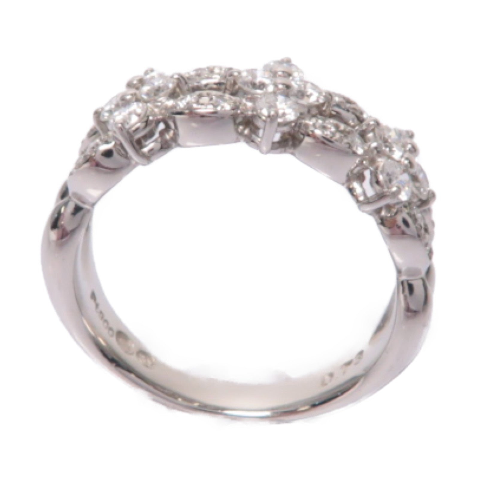 JEWELRY 【激減優惠】PT900鉑金Diamond Ring 0.73ct鑽石戒指US#7
