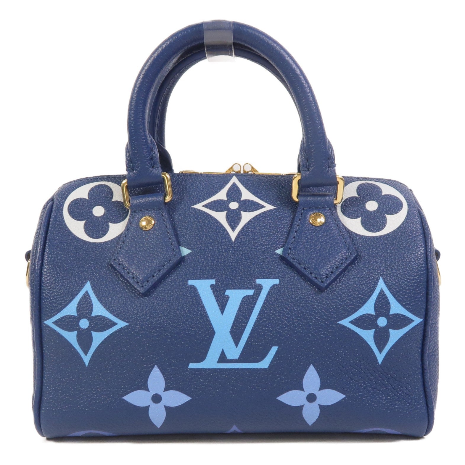 LOUIS VUITTON Monogram Empreinte Speedy Bandouliere 20手挽肩背兩用袋