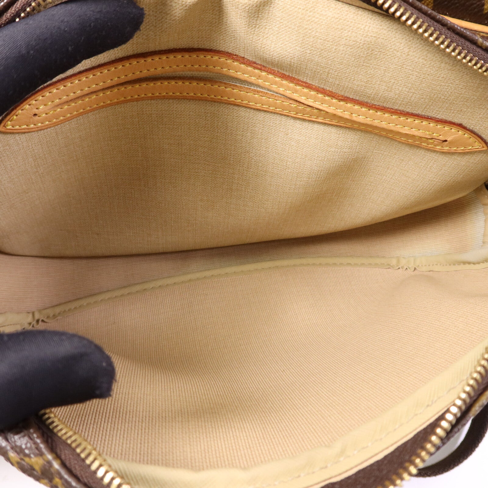 LOUIS VUITTON Monogram Reporter PM金扣肩背袋