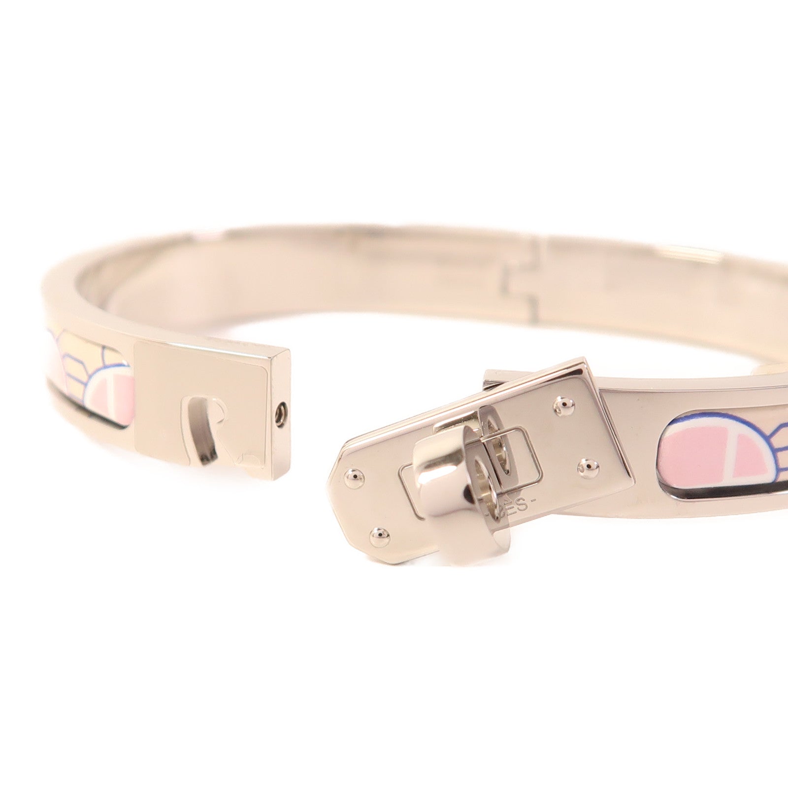 HERMES 金屬/琺瑯Mini Clic Kelly手鐲