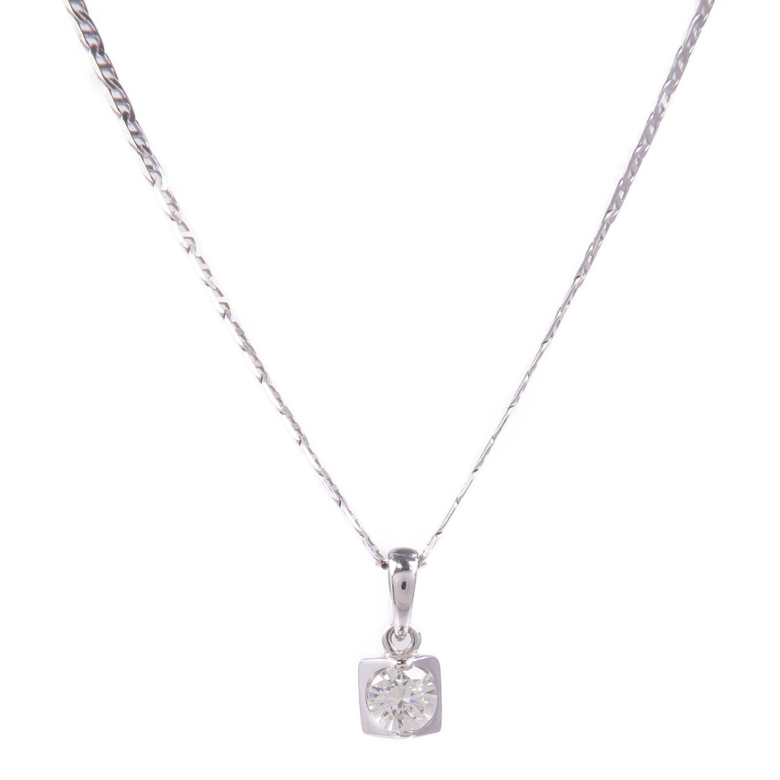 JEWELRY 【激減優惠】18K白金Diamond Necklace鑽石項鍊