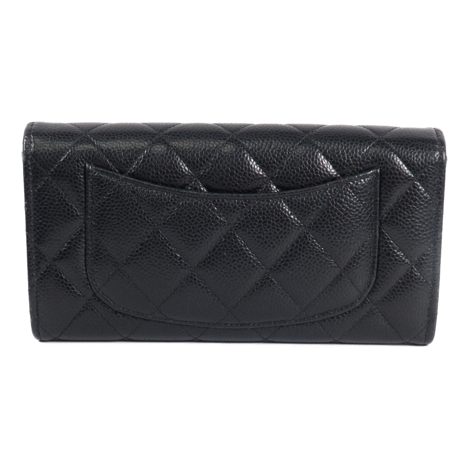 CHANEL 牛皮皮革Classic Long Flap Wallet長錢包