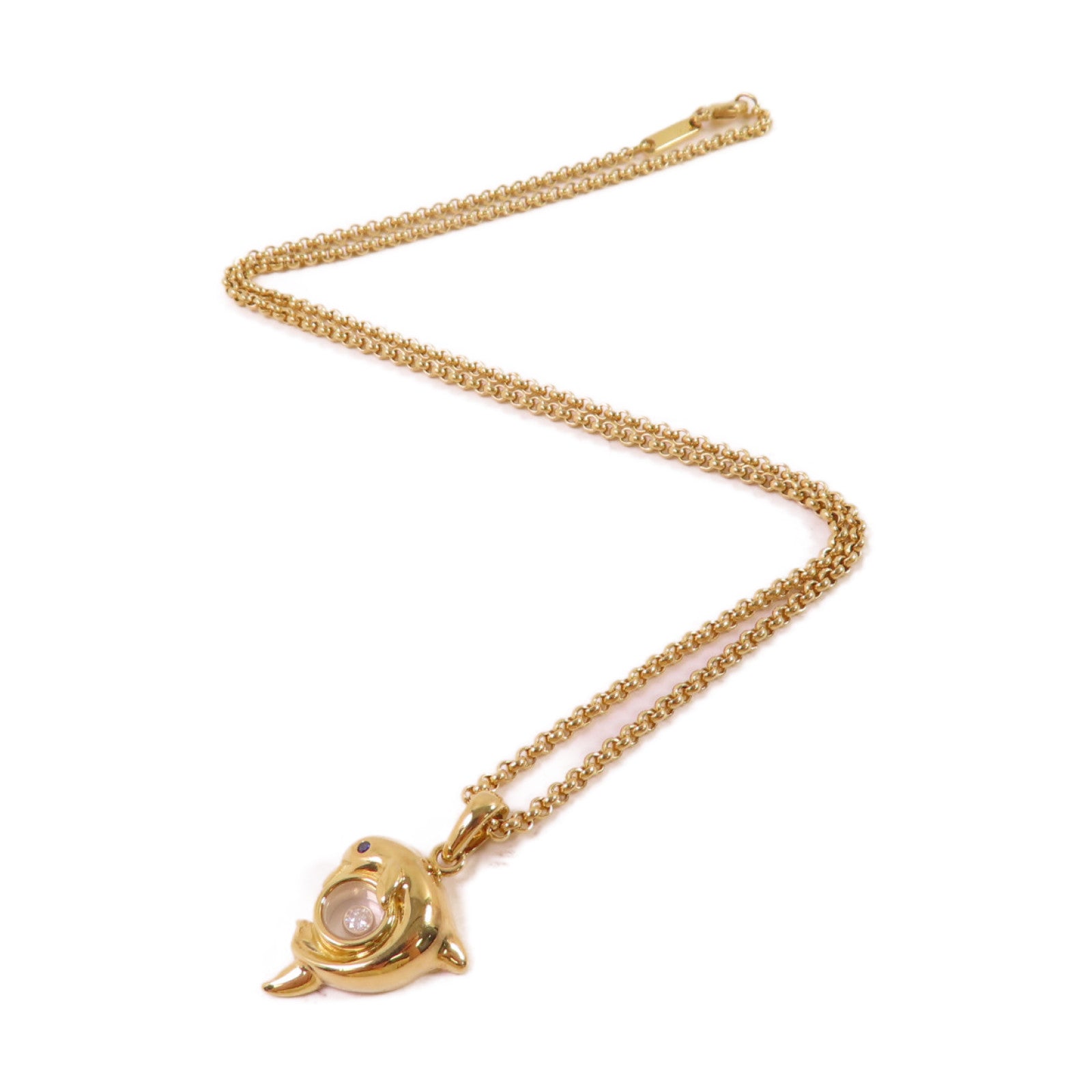 Chopard 【激減優惠】18K黃金/鑽石Happy Diamond Necklace項鍊