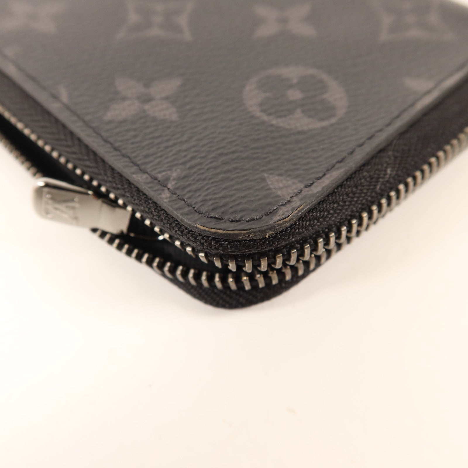 LOUIS VUITTON Monogram Eclipse Zippy Long Vertical Wallet銀扣拉鏈長錢包