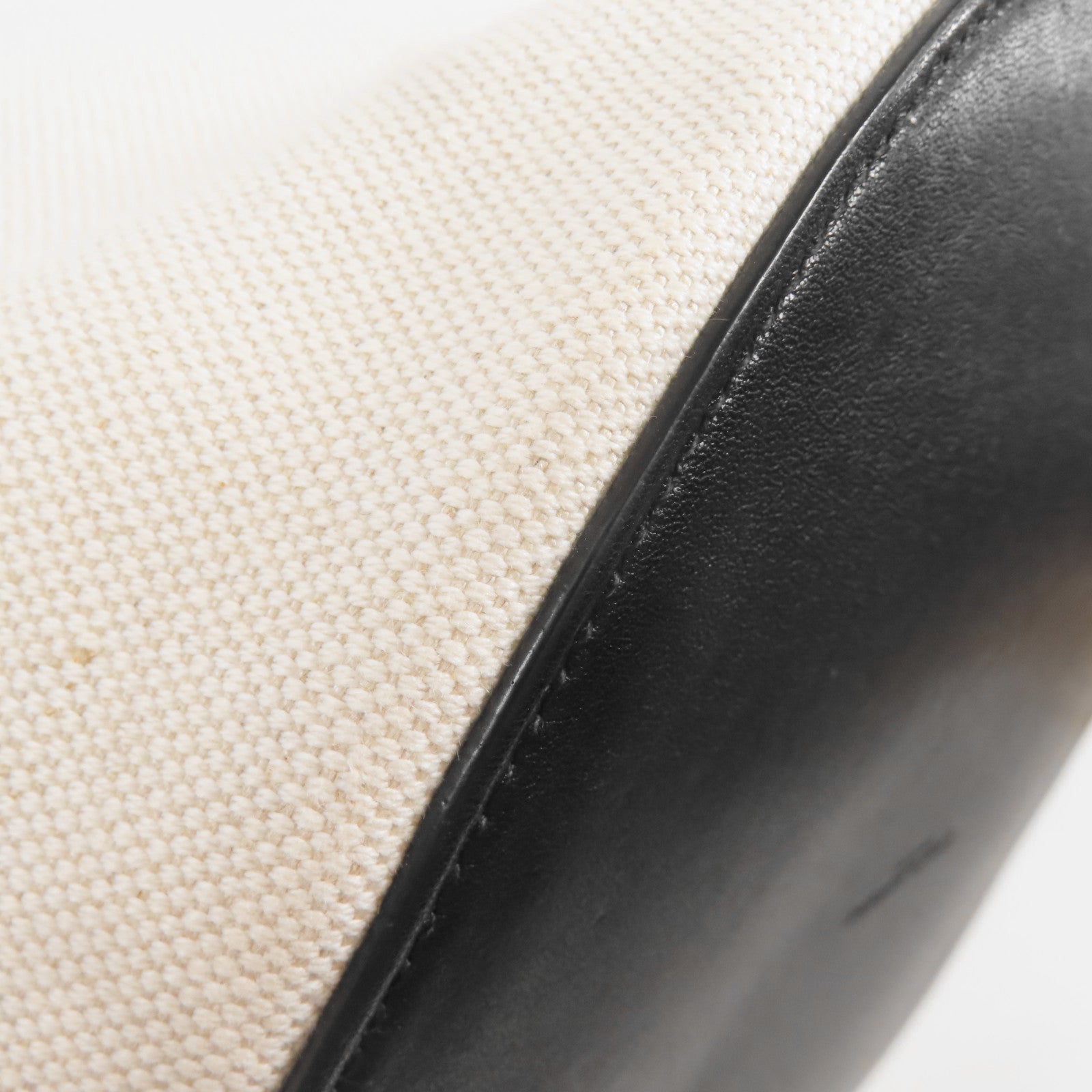 SAINT LAURENT 帆布Rive Gauche Bucket Shoulder Bag銀扣肩背袋