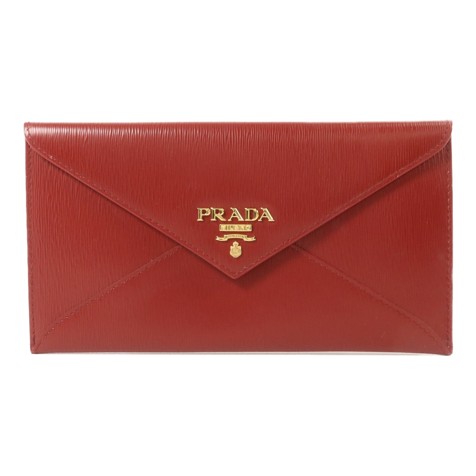 PRADA Saffiano皮革Envelope Wallet長錢包