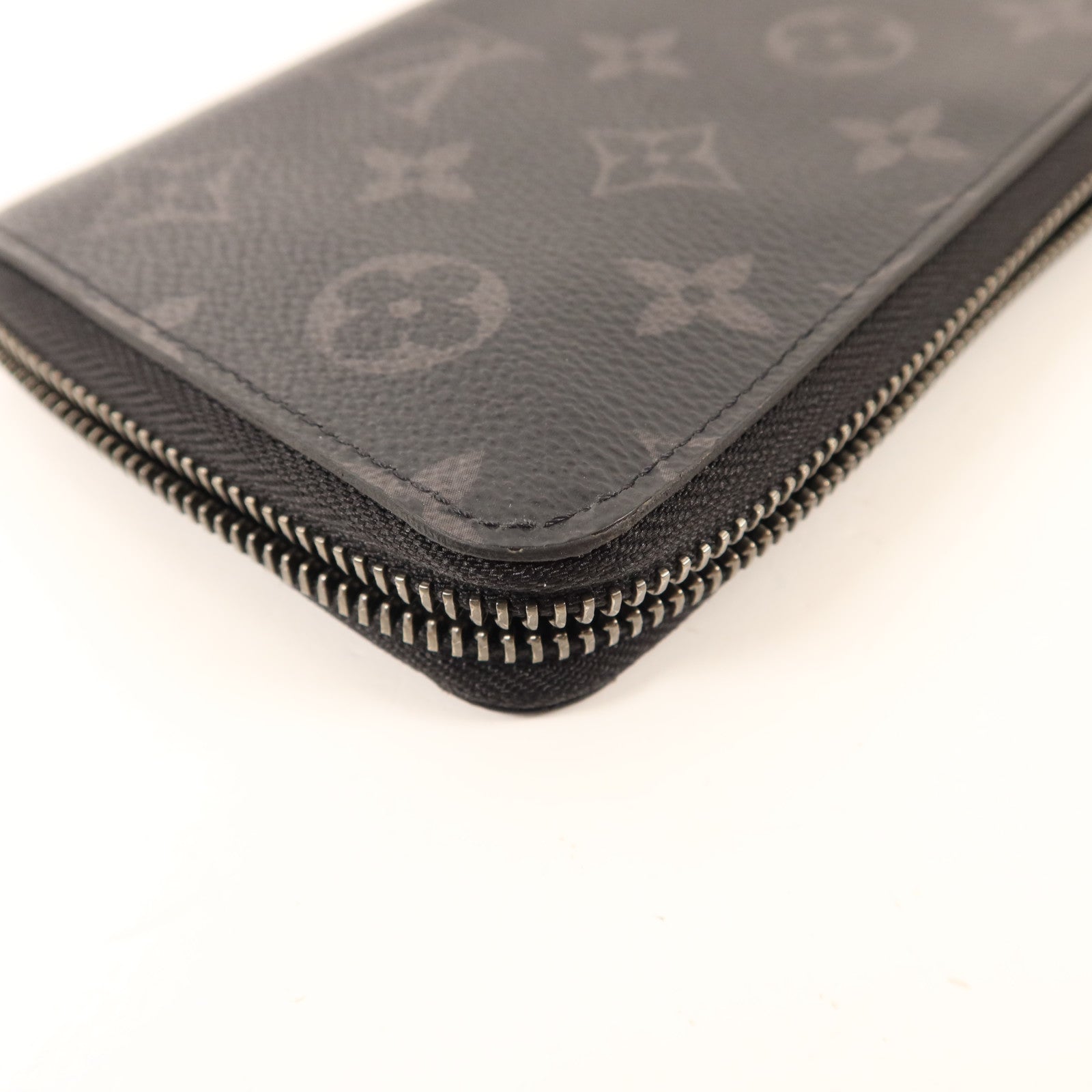 LOUIS VUITTON Monogram Eclipse Zippy Long Vertical Wallet銀扣拉鏈長錢包