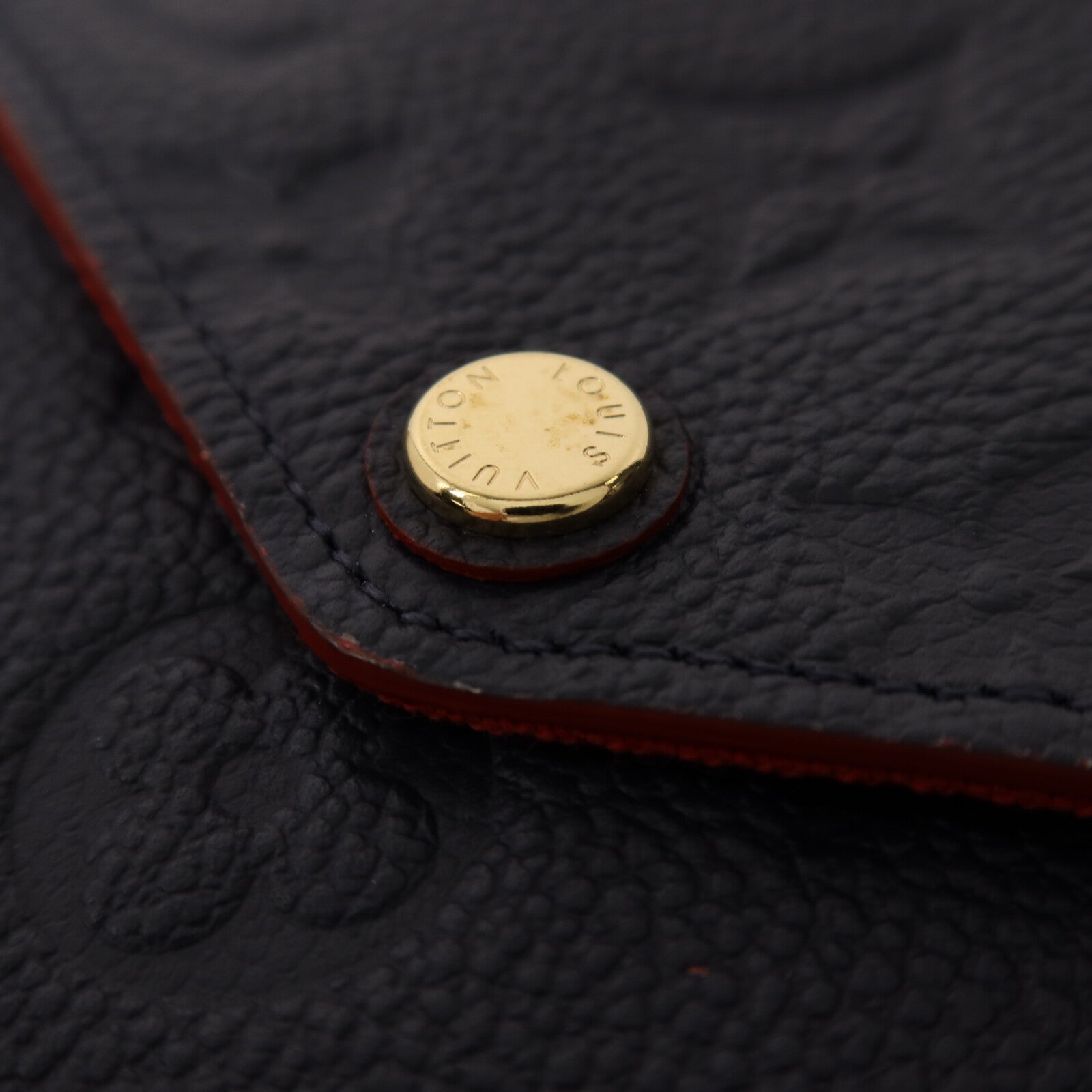 LOUIS VUITTON Monogram Empreinte Pochette Felicie金扣鏈帶肩背袋