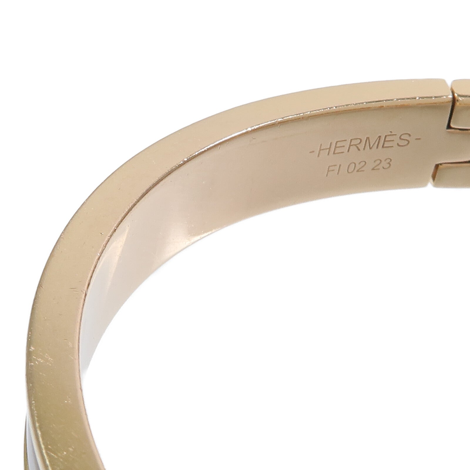 HERMES 金屬/琺瑯Mini Clic Chaine D'Ancre Bracelet手鐲Chai