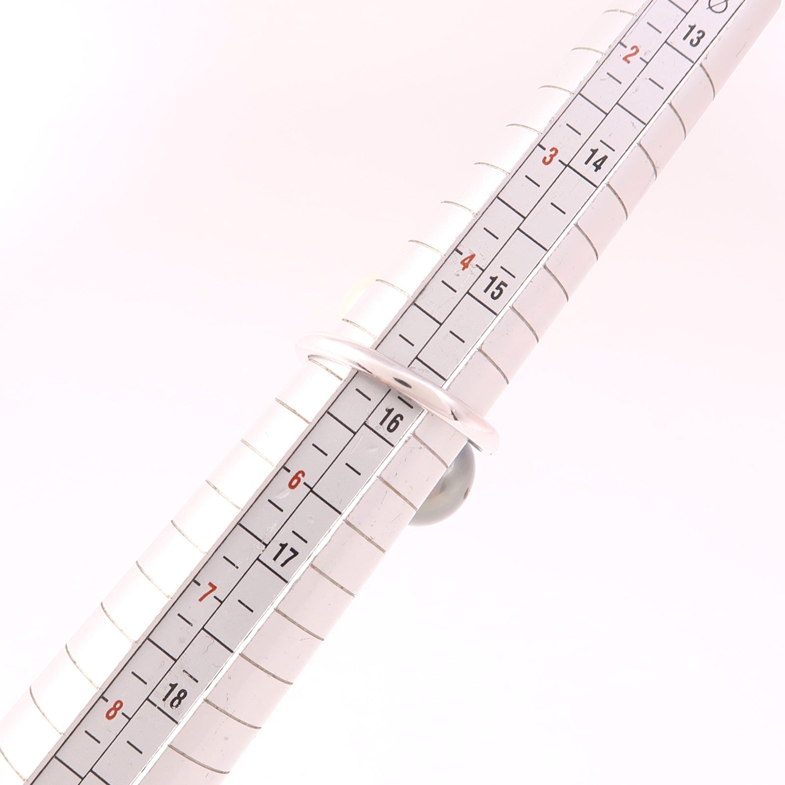 JEWELRY 18K白金/Tahitian Pearl/Pearl/Diamond Ring大溪地珍珠/珍珠/鑽石戒指