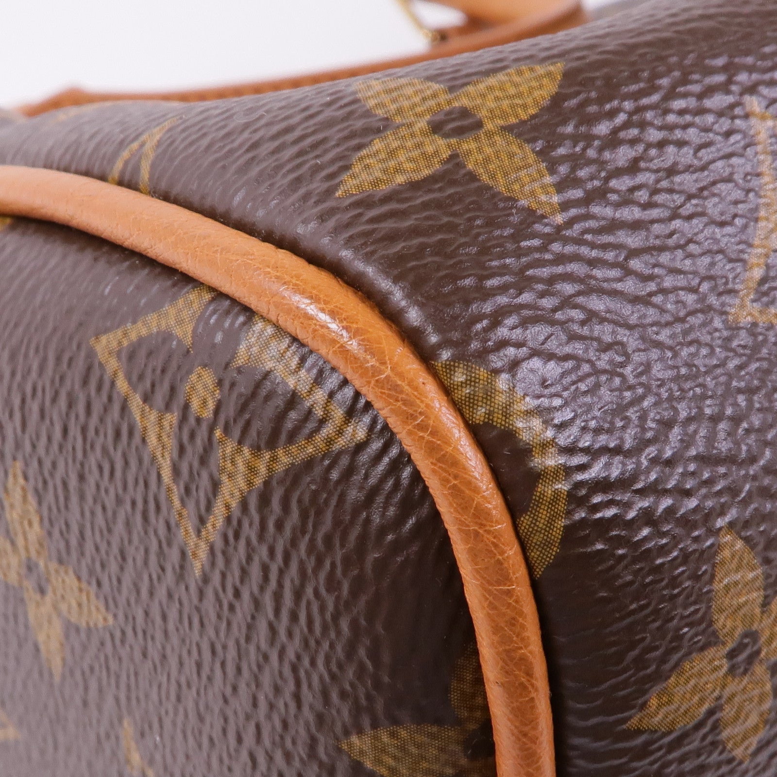 LOUIS VUITTON Monogram/鴕鳥皮革Speedy Soft 30 Boho金扣手挽肩背兩用袋