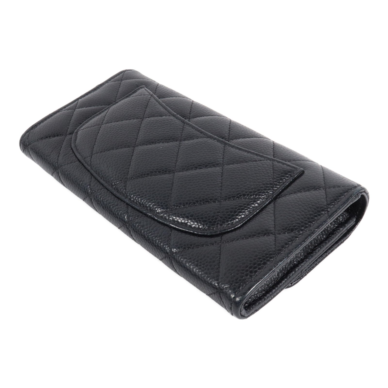 CHANEL 牛皮皮革Classic Long Flap Wallet長錢包