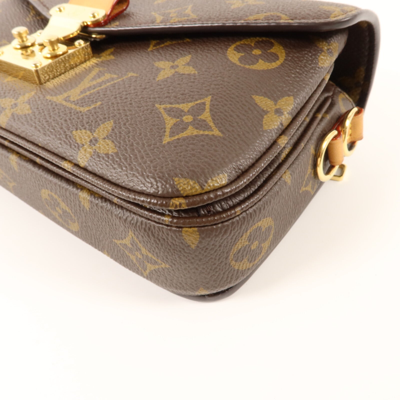 LOUIS VUITTON Monogram Pochette Metis East West金扣手挽肩背兩用袋