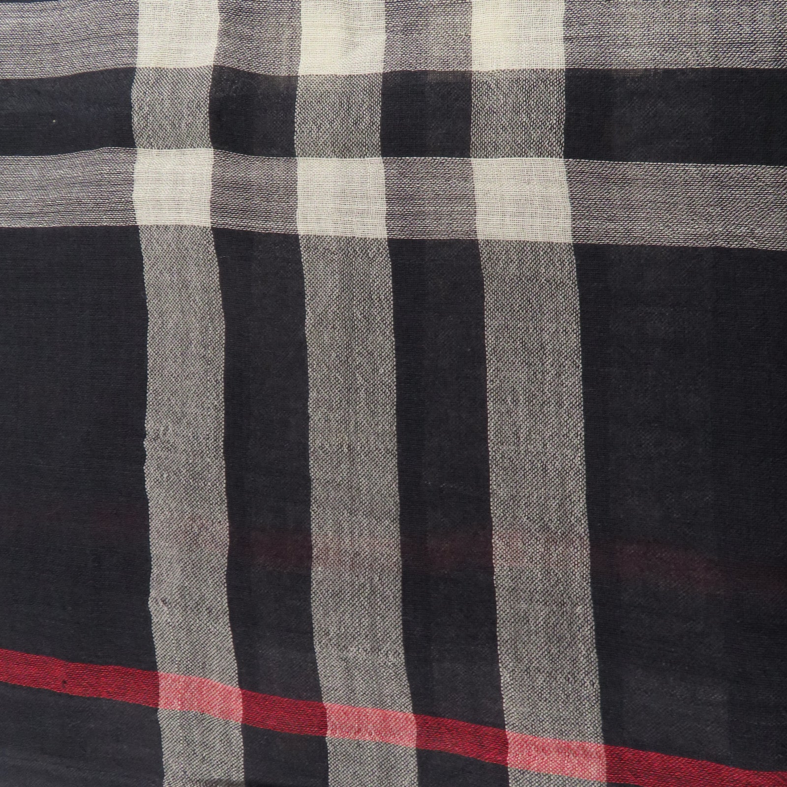 BURBERRY 絲質/羊毛Scarf絲巾