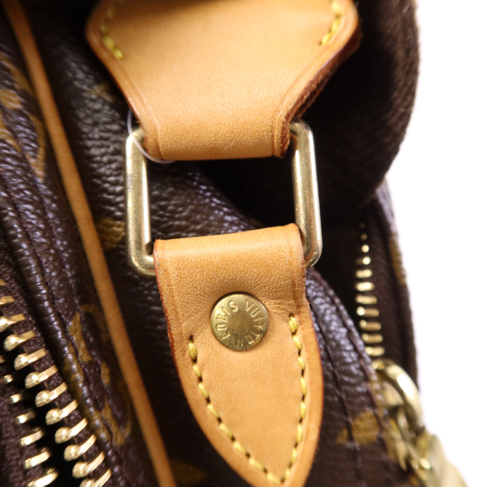 LOUIS VUITTON Monogram Reporter PM金扣肩背袋