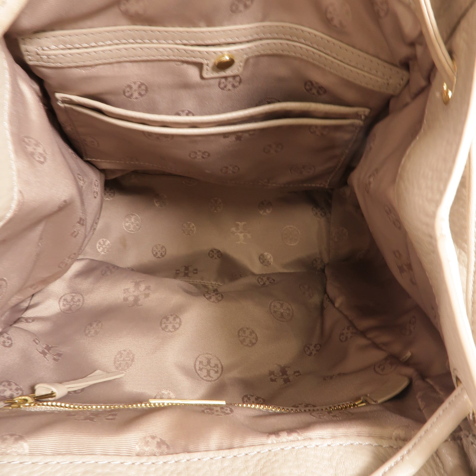 Tory Burch 牛皮皮革Landon Flap Backpack背包