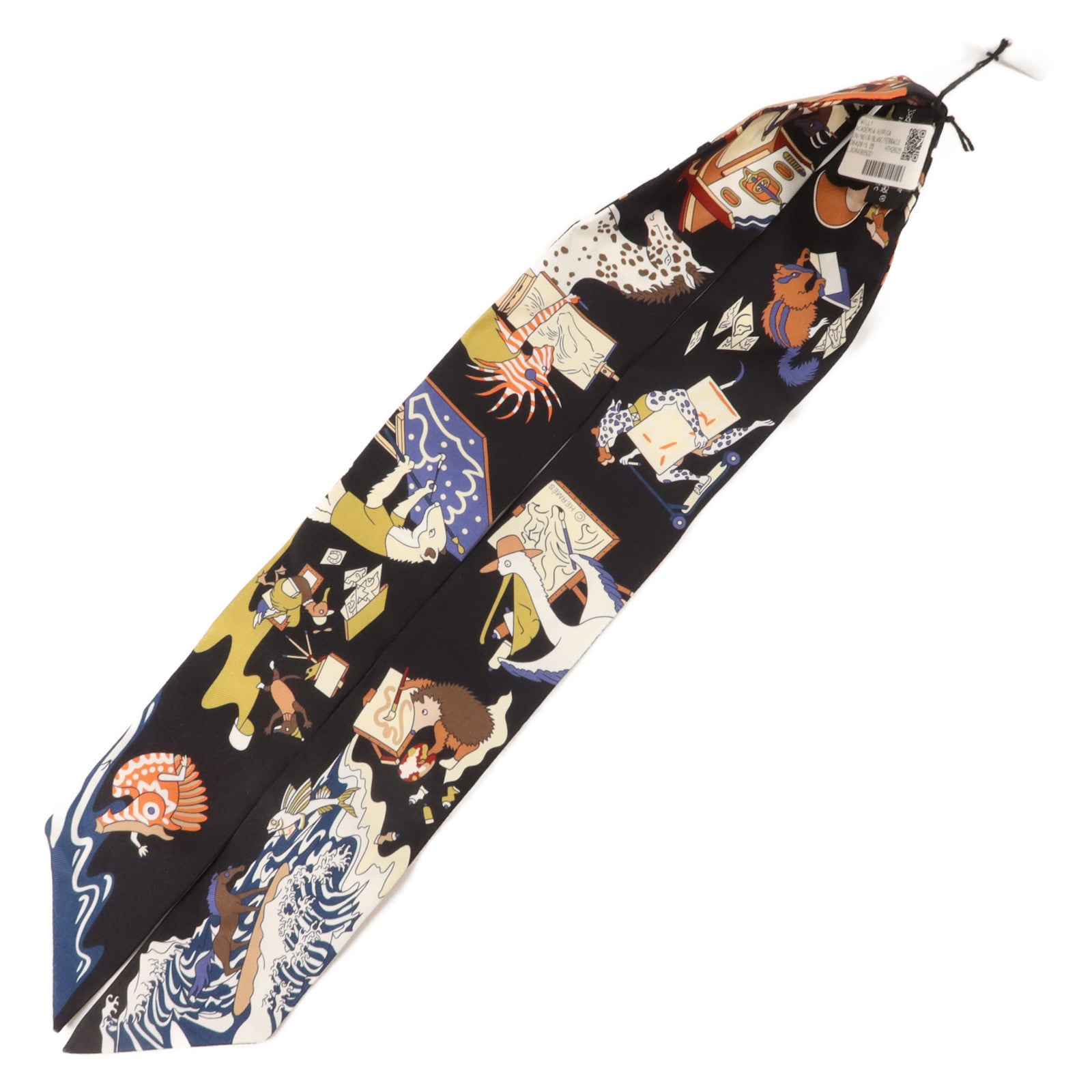 HERMES 絲質Twilly絲巾