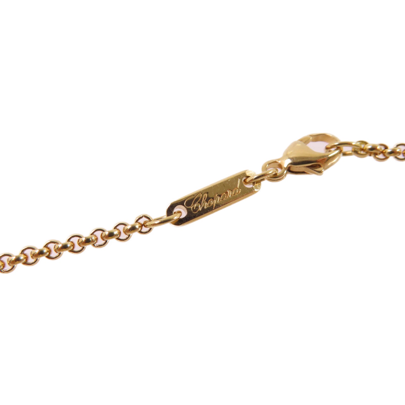 Chopard 【激減優惠】18K黃金/鑽石Happy Diamond Necklace項鍊