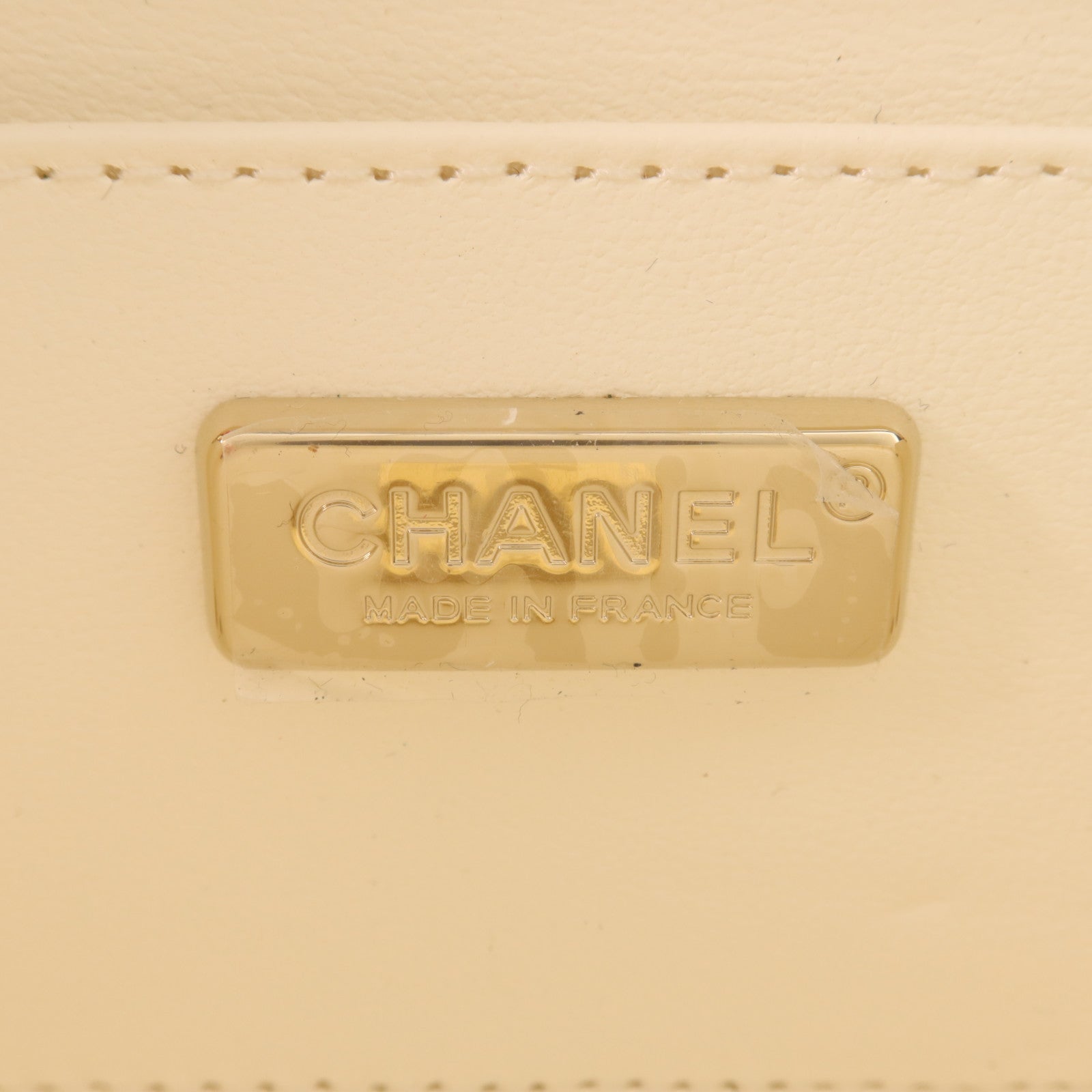 CHANEL 羊皮皮革Evening Bag金扣鏈帶肩背袋