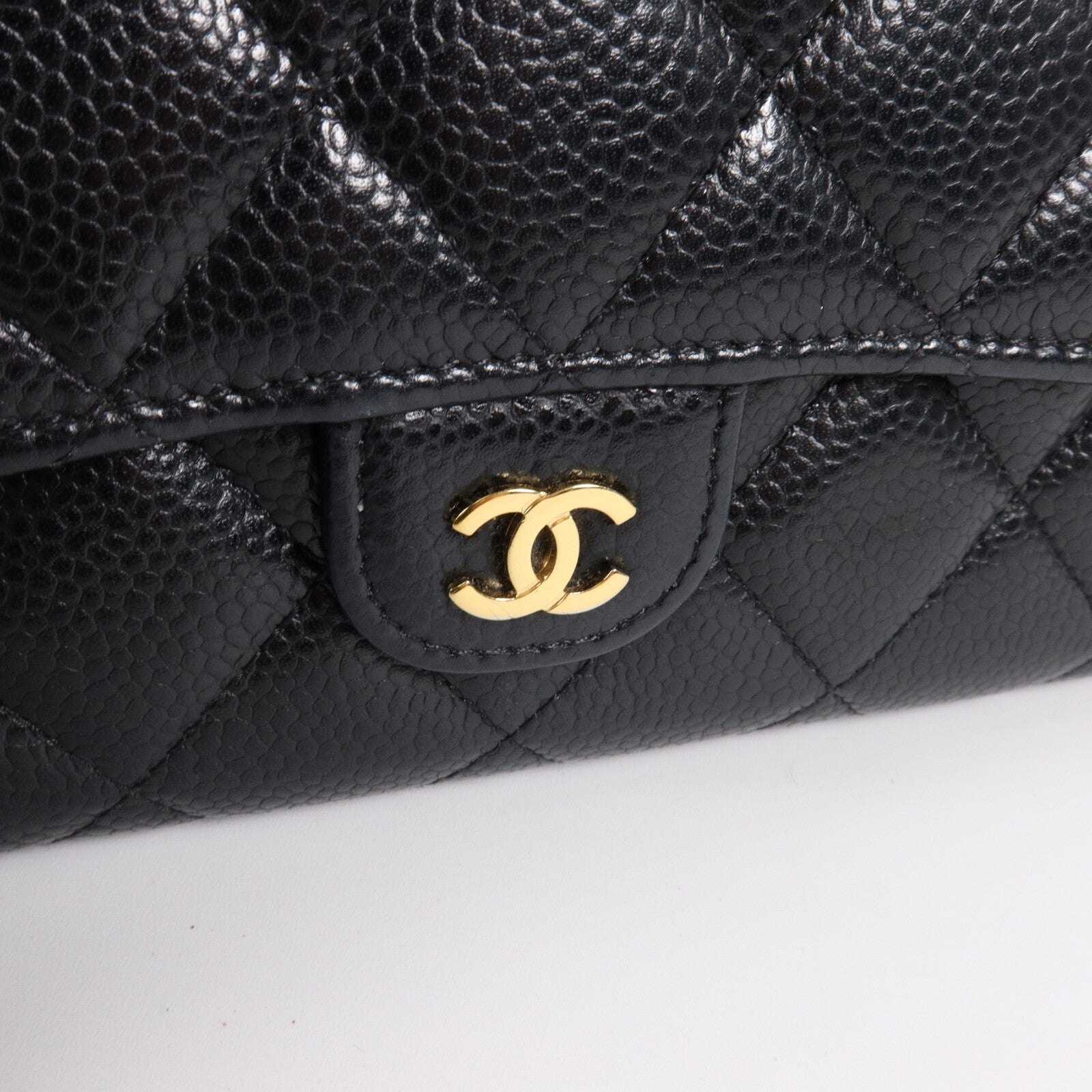 CHANEL 牛皮皮革Classic Long Flap Wallet長錢包