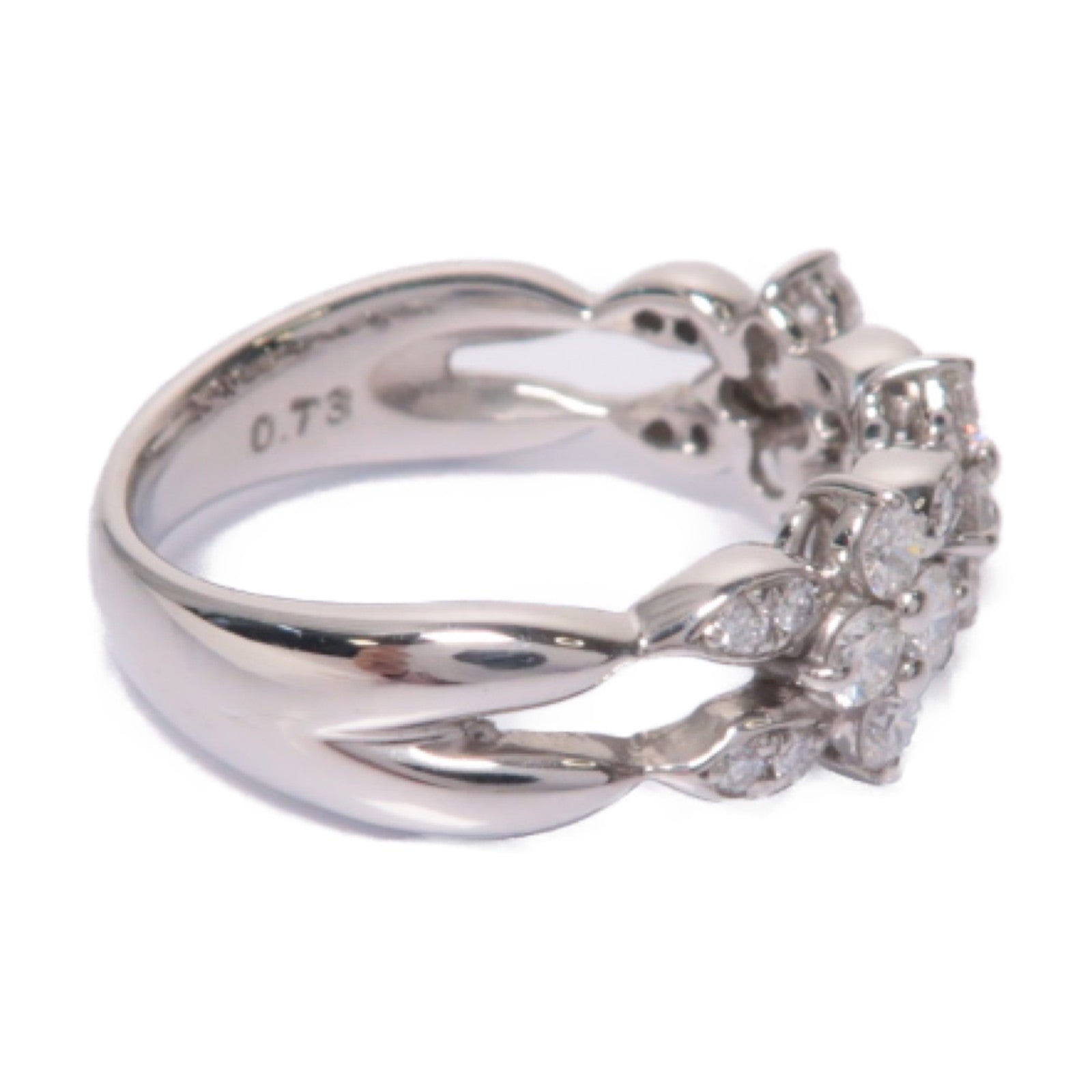 JEWELRY 【激減優惠】PT900鉑金Diamond Ring 0.73ct鑽石戒指US#7