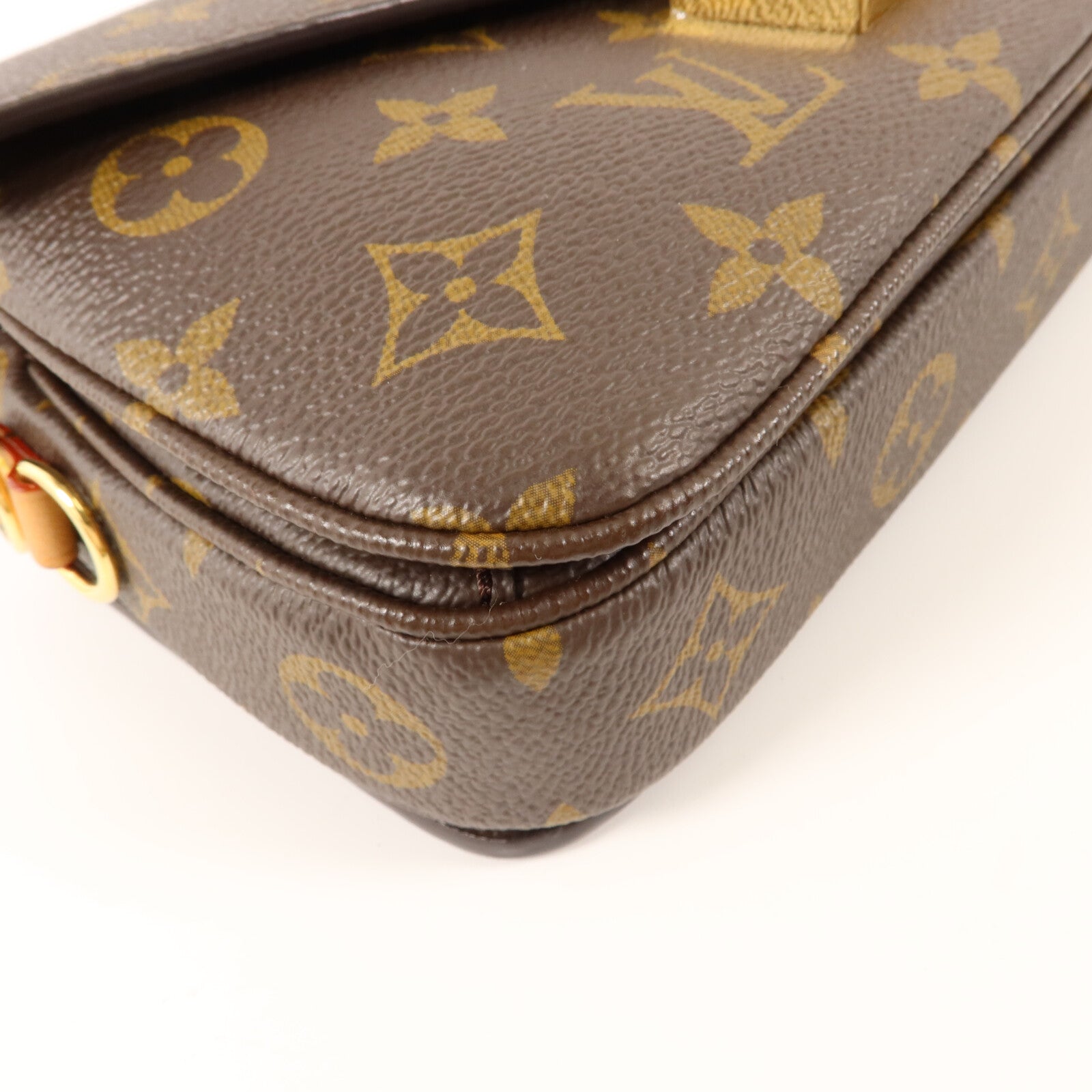 LOUIS VUITTON Monogram Pochette Metis East West金扣手挽肩背兩用袋