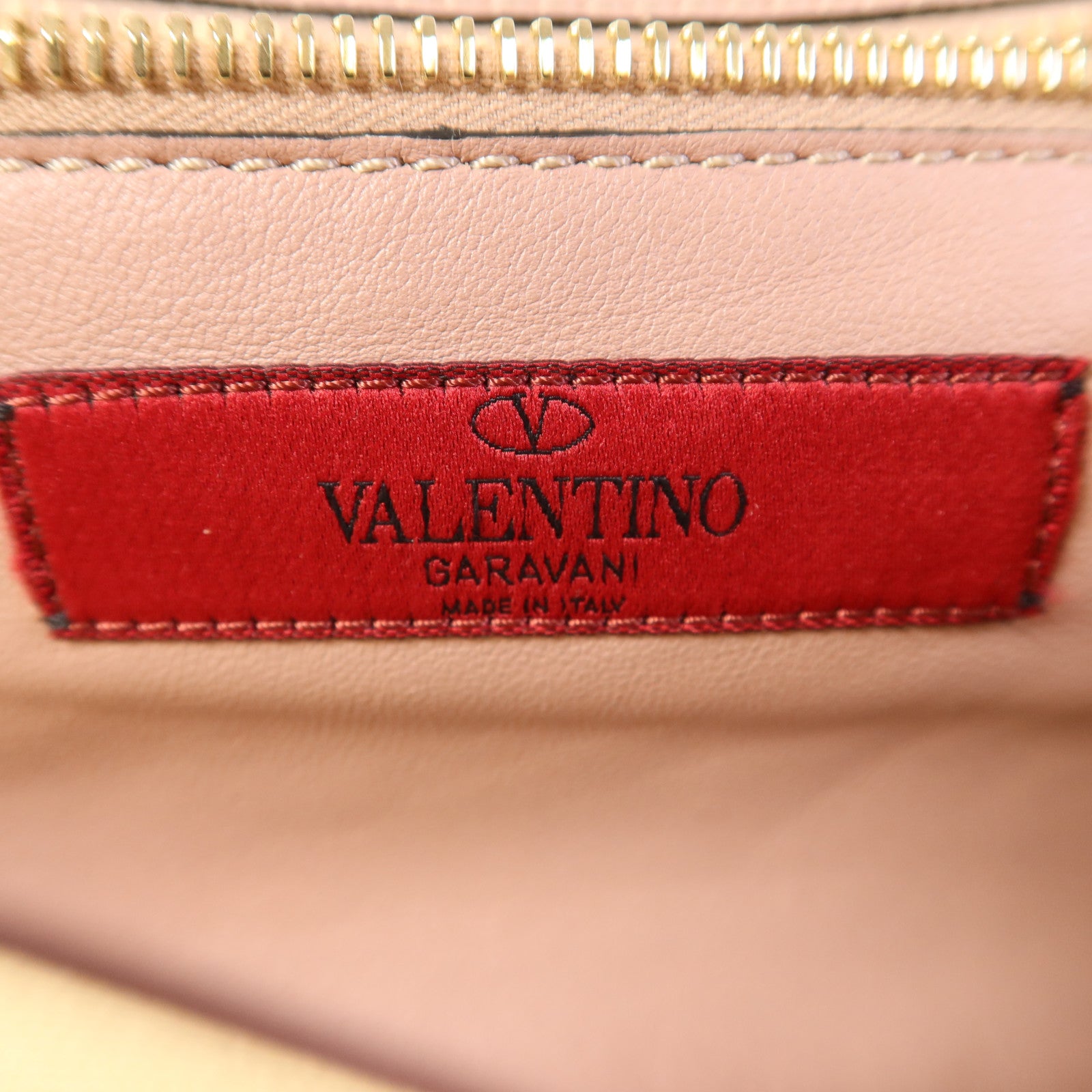 Valentino 牛皮皮革2 Way Shoulder金扣手挽肩背兩用袋