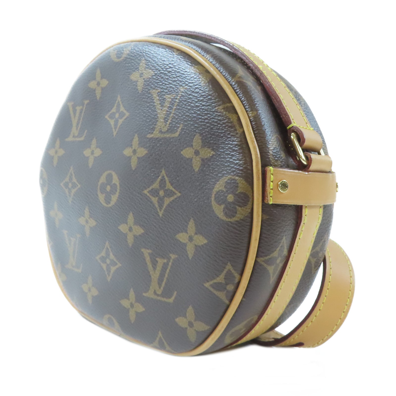 LOUIS VUITTON Monogram Boite Chapeau Souple PM金扣肩背袋啡色