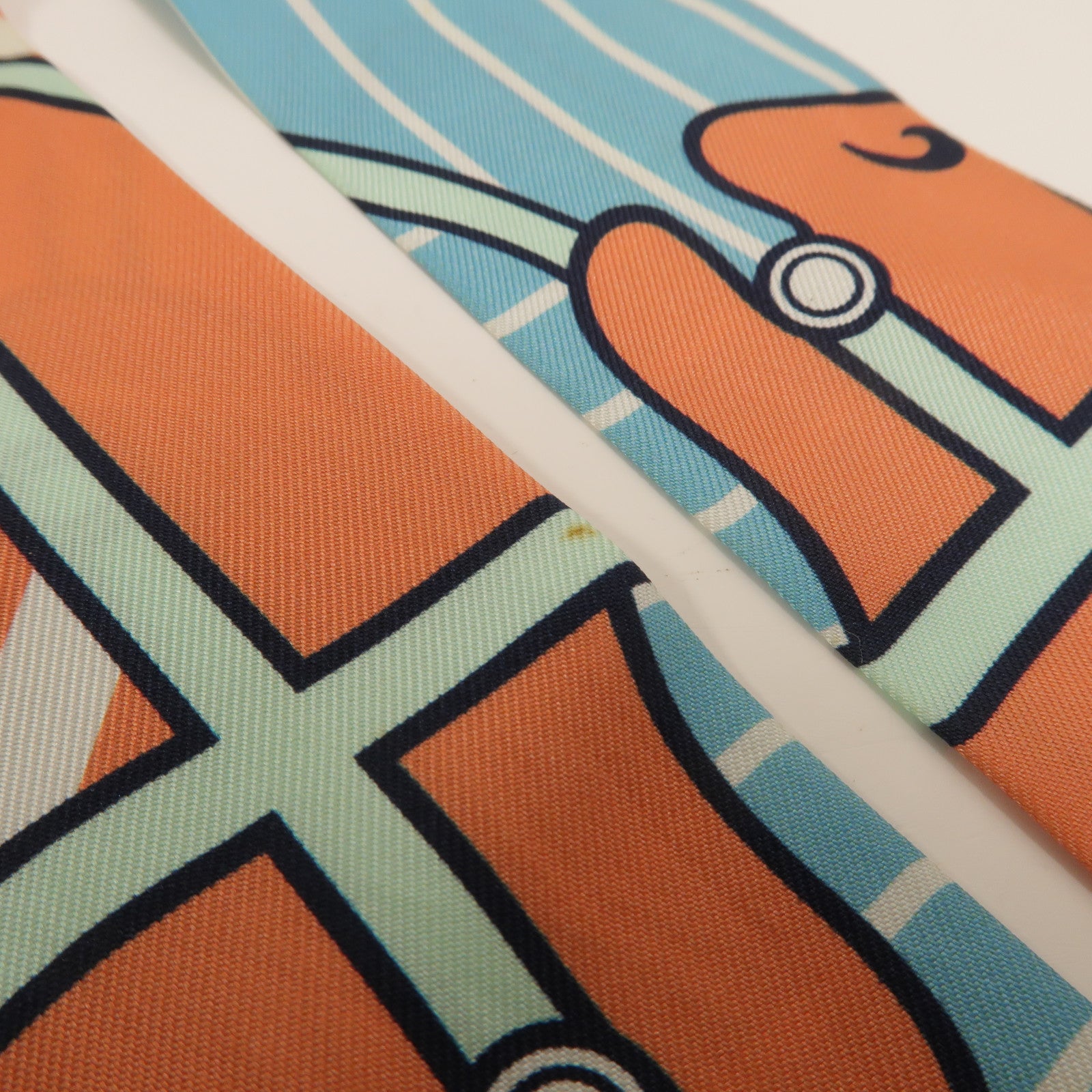 HERMES 絲質Twilly絲巾