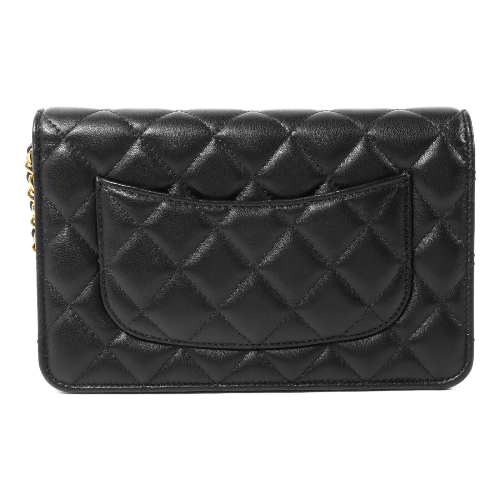 CHANEL 羊皮皮革WOC Wallet On Chain鏈帶肩背袋