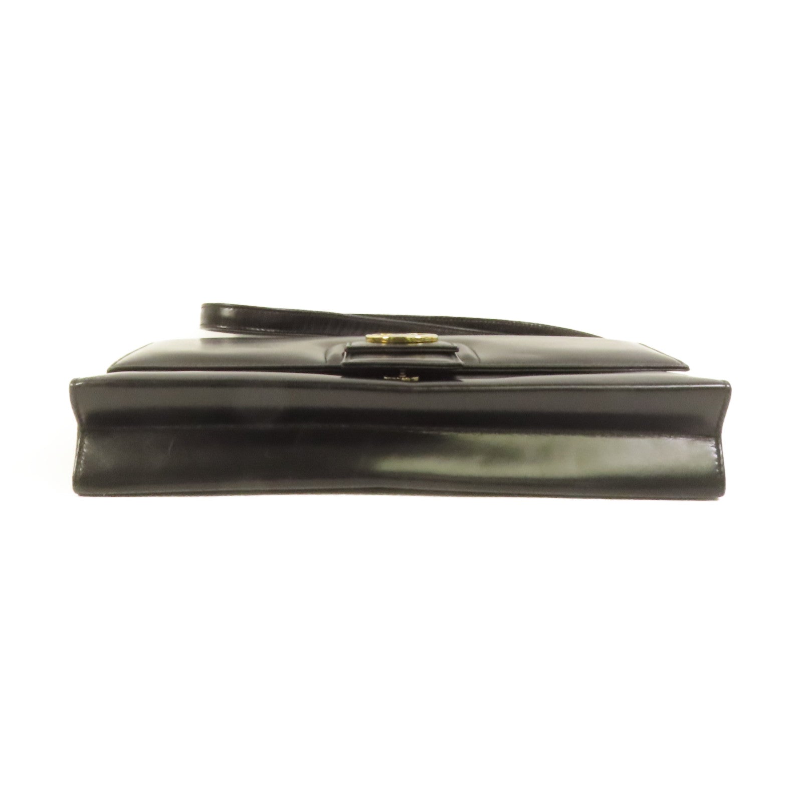 GUCCI 【激減優惠】牛皮皮革Vintage Clutch Bag金扣肩背袋
