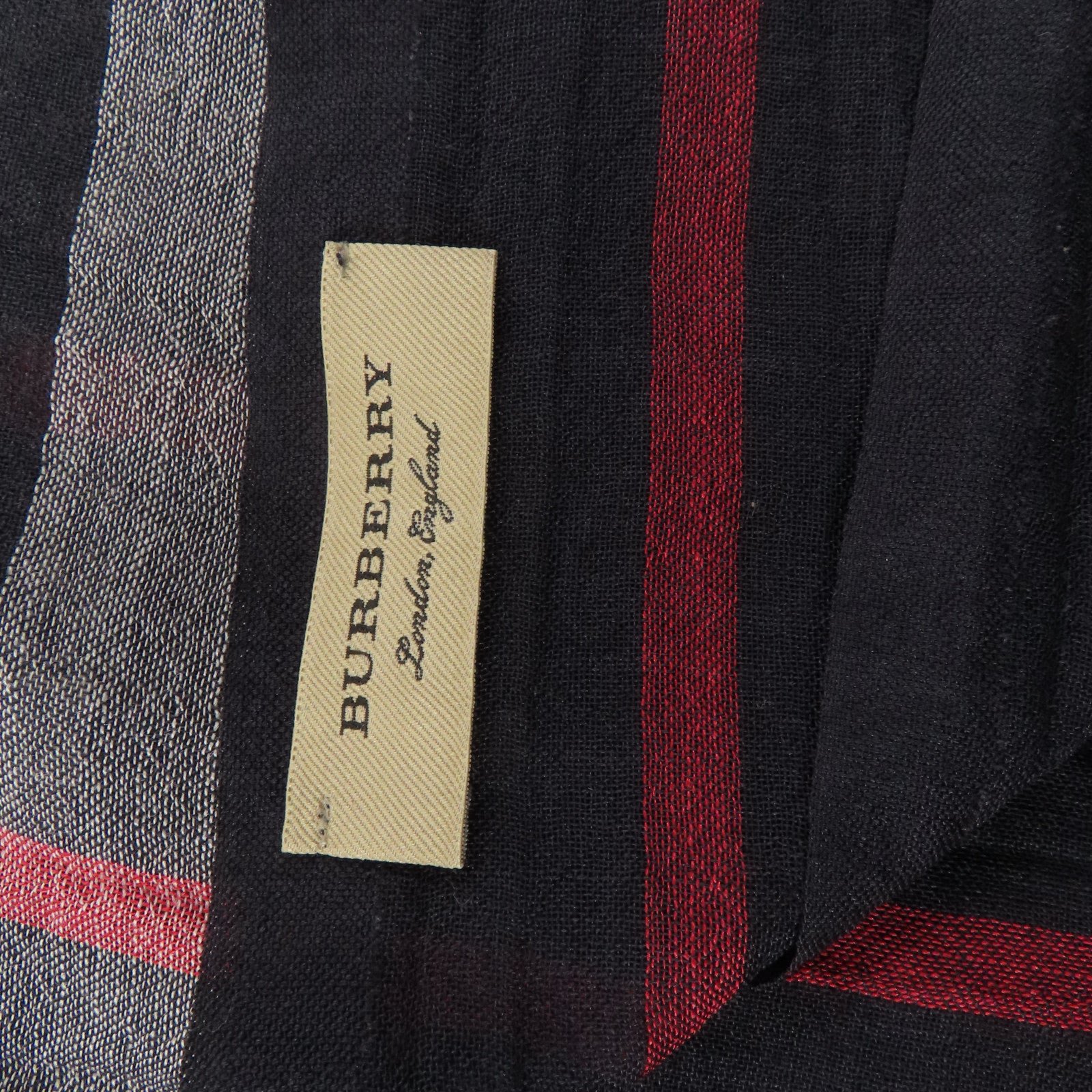 BURBERRY 絲質/羊毛Scarf絲巾