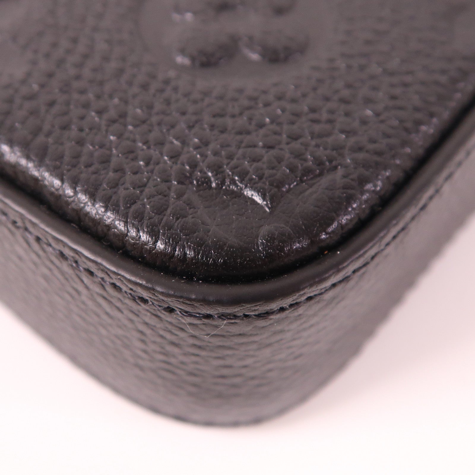 LOUIS VUITTON Monogram Empreinte Felicie Pochette 金扣鏈帶肩背袋